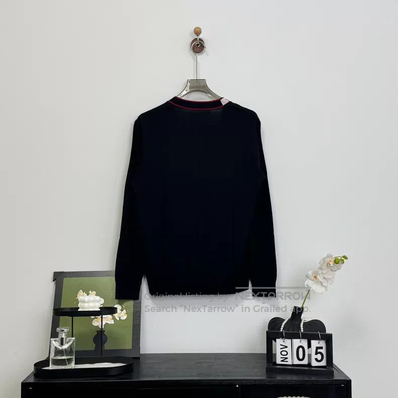 Givenchy Givenchy Black and Red Letter Logo Cardigan Size US S / EU 44-46 / 1 - 2 Thumbnail