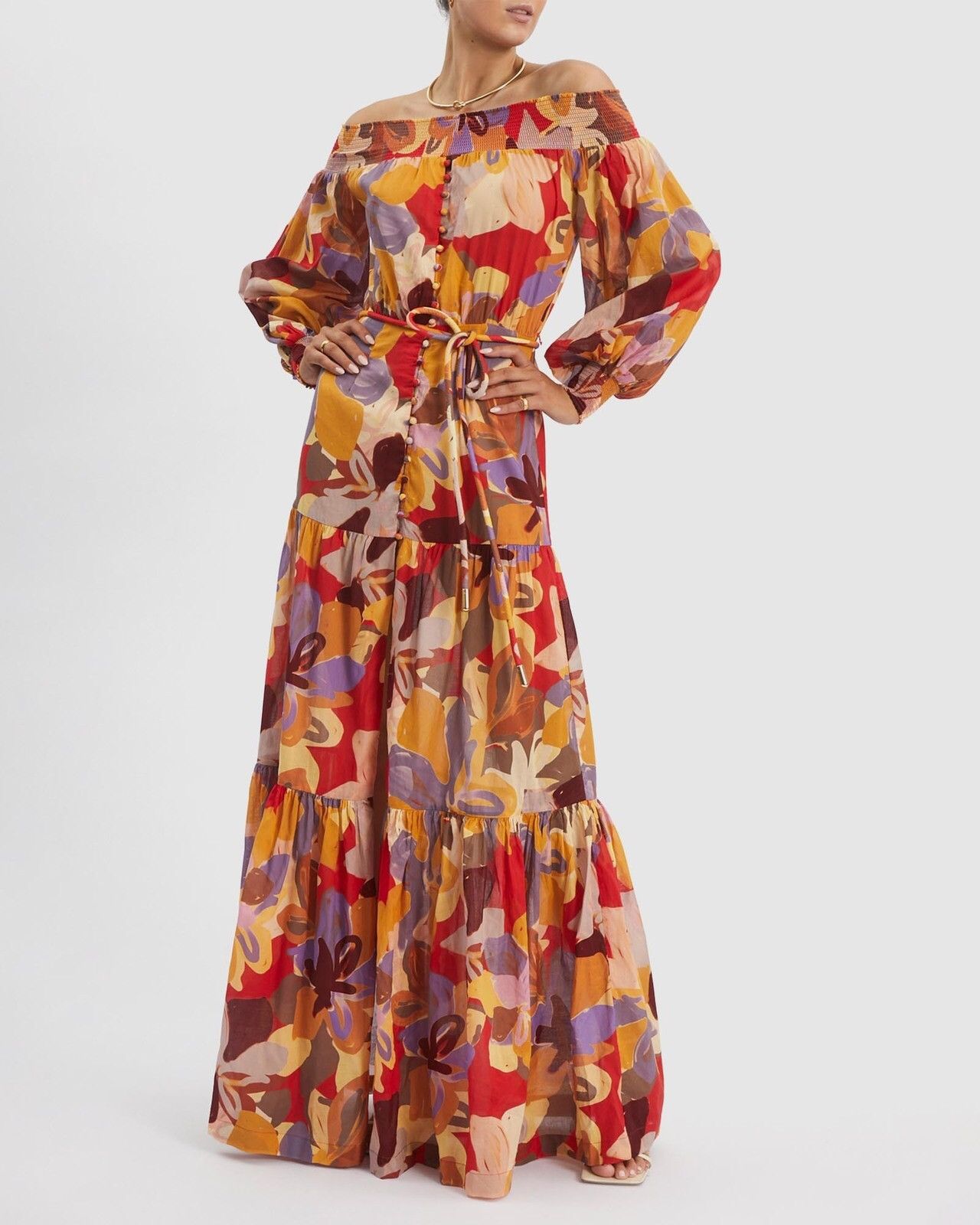 Other Rebecca Vallance Santiago Off-Shoulder Maxi Dress EU40 US8 Size M / US 6-8 / IT 42-44 - 2 Thumbnail