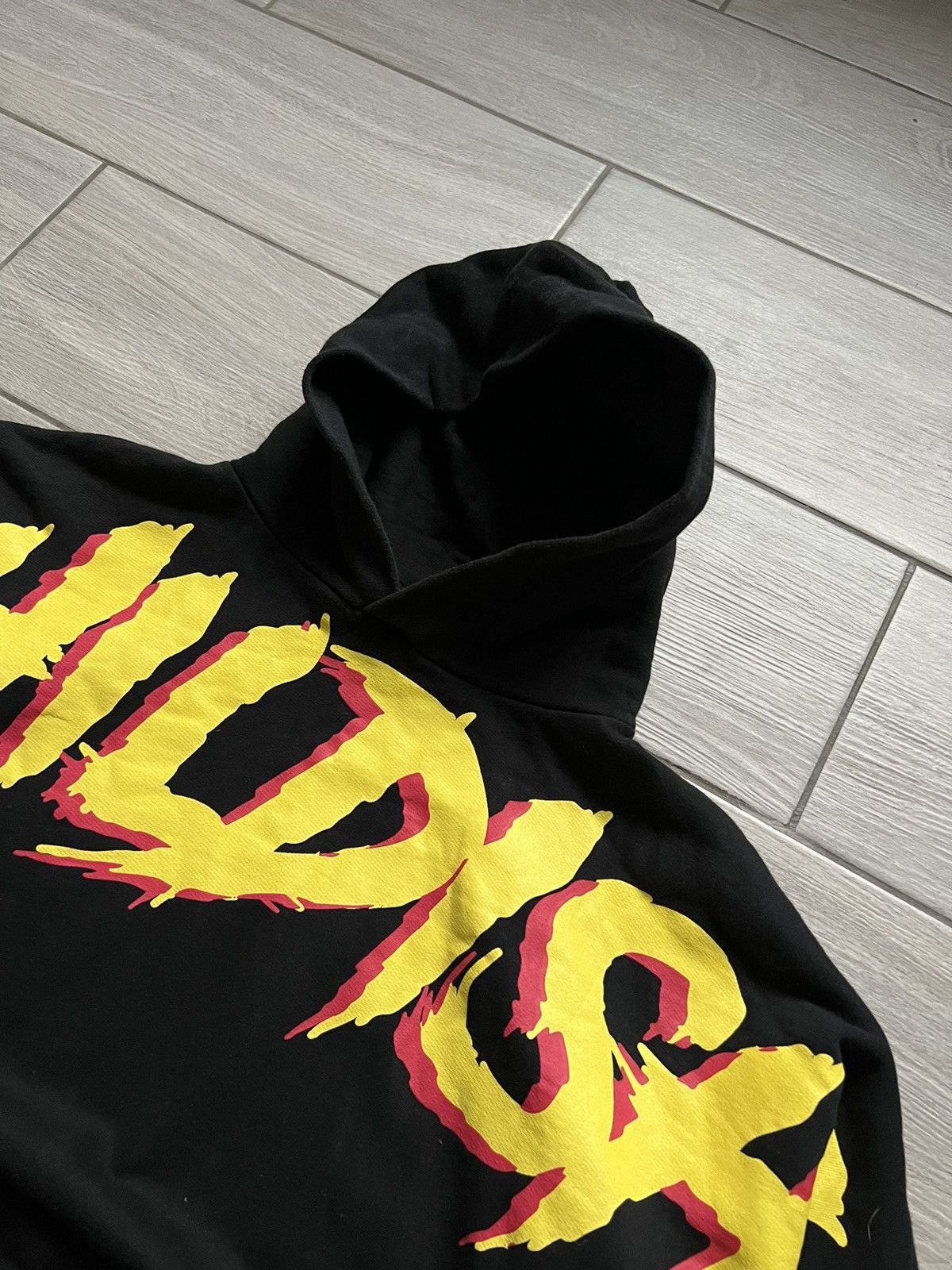Vintage Childish Vintage Black Overprint Print Hoodie Oversized Size US S / EU 44-46 / 1 - 12 Thumbnail