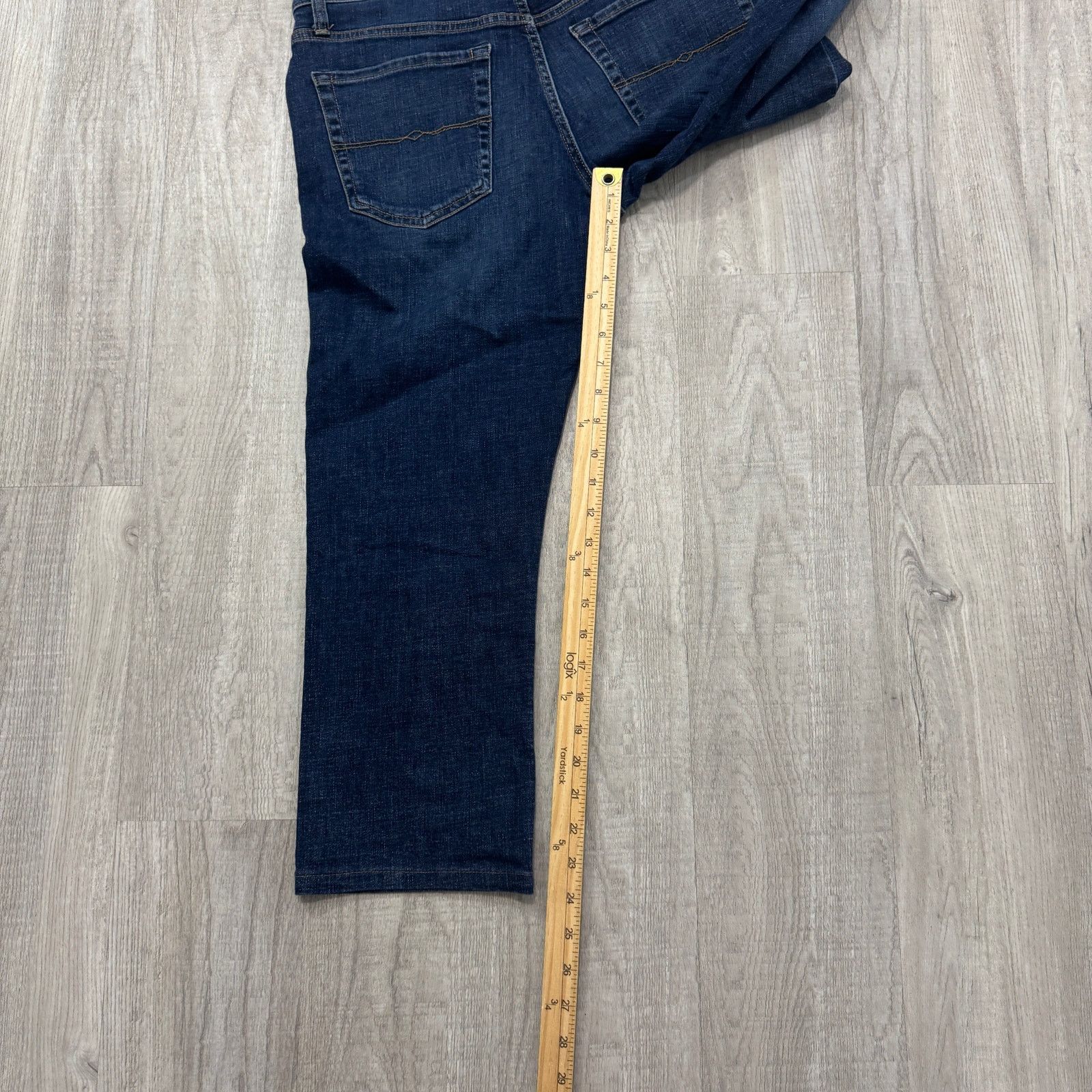 Lucky Brand Lucky Brand 121 Slim Straight Jeans 31x30 (Fits 31x24) Blue Size US 31 - 9 Thumbnail