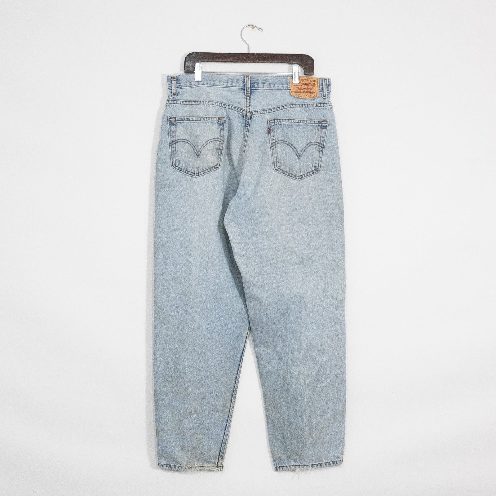 Levi's × Vintage Vintage Y2K Levis 560 Jeans 36x30 Distressed Relaxed Tapered Size US 36 / EU 52 - 5 Thumbnail