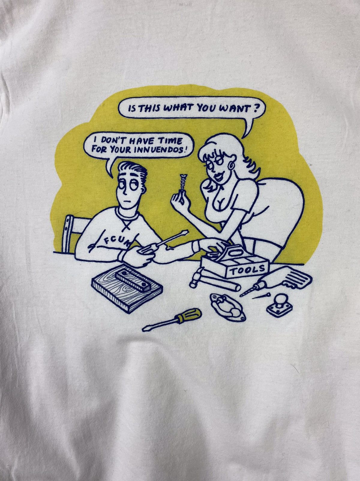 Vintage Fuck Vintage Y2K T-shirt Size US S / EU 44-46 / 1 - 9 Thumbnail
