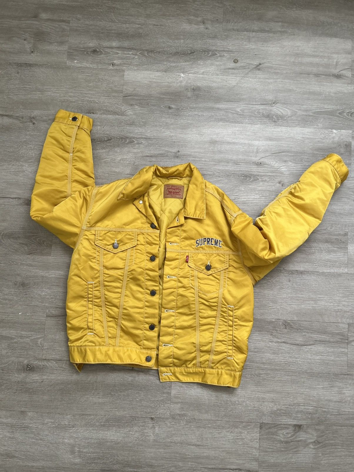 Supreme x levis trucker