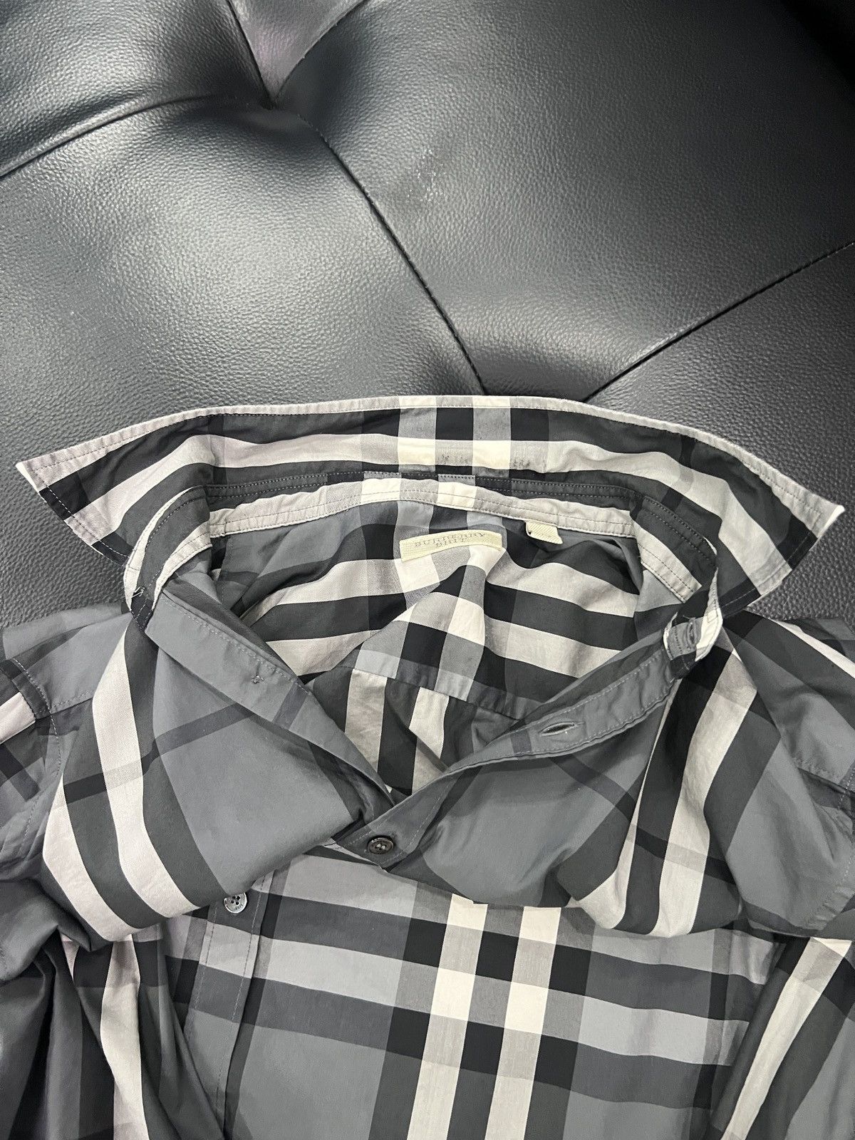Burberry Burberry Check Pattern Shirt Size US XL / EU 56 / 4 - 11 Thumbnail