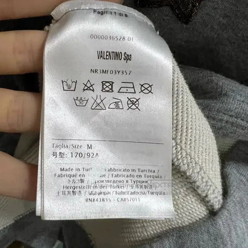 Valentino Valentino Gray Cotton Cropped Hoodie for Women . Size M / US 6-8 / IT 42-44 - 4 Thumbnail