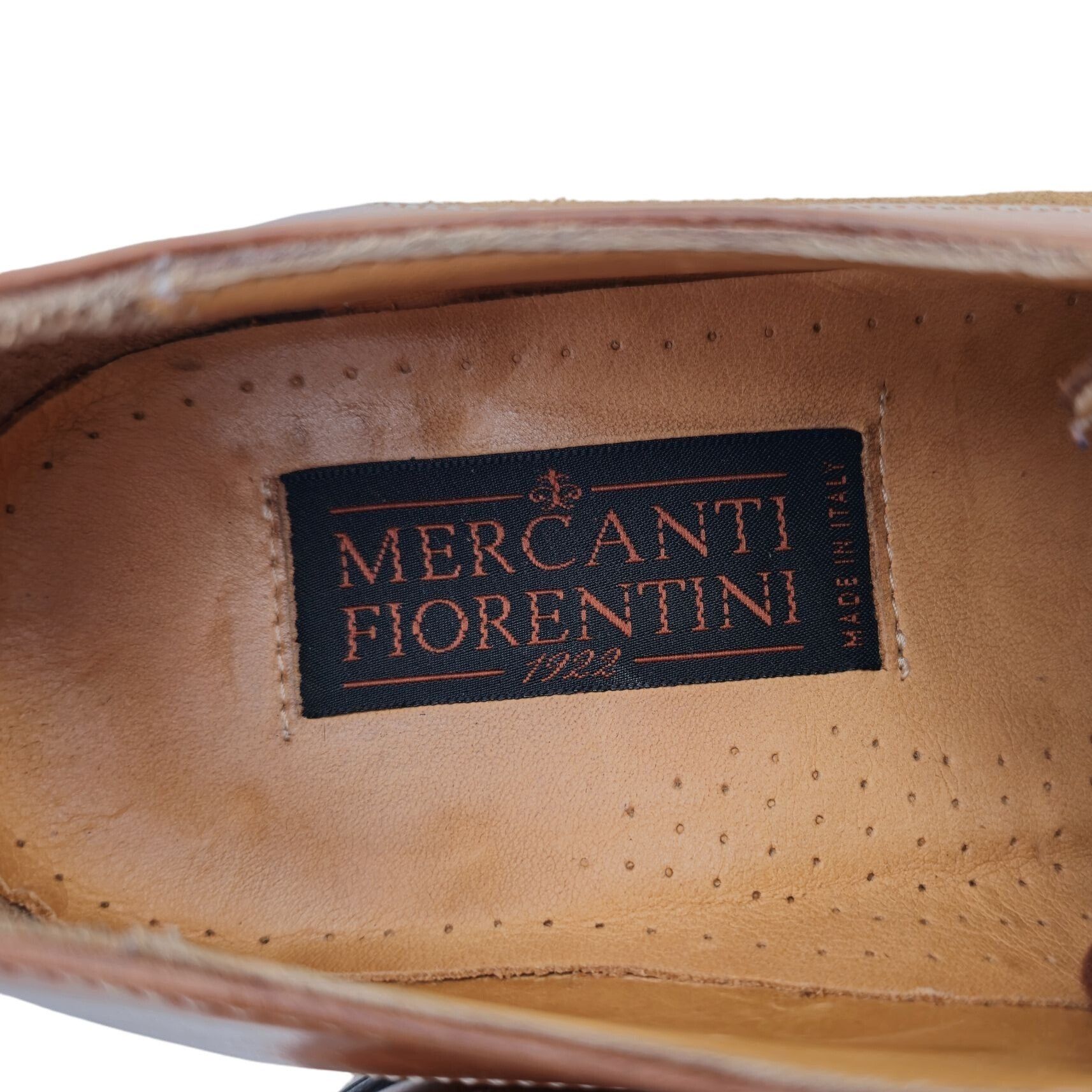 Mercanti Fiorentini Mercanti Fiorentini Italy Dress Shoes Mens 10M Brown Leather Size US 10 / EU 43 - 8 Thumbnail