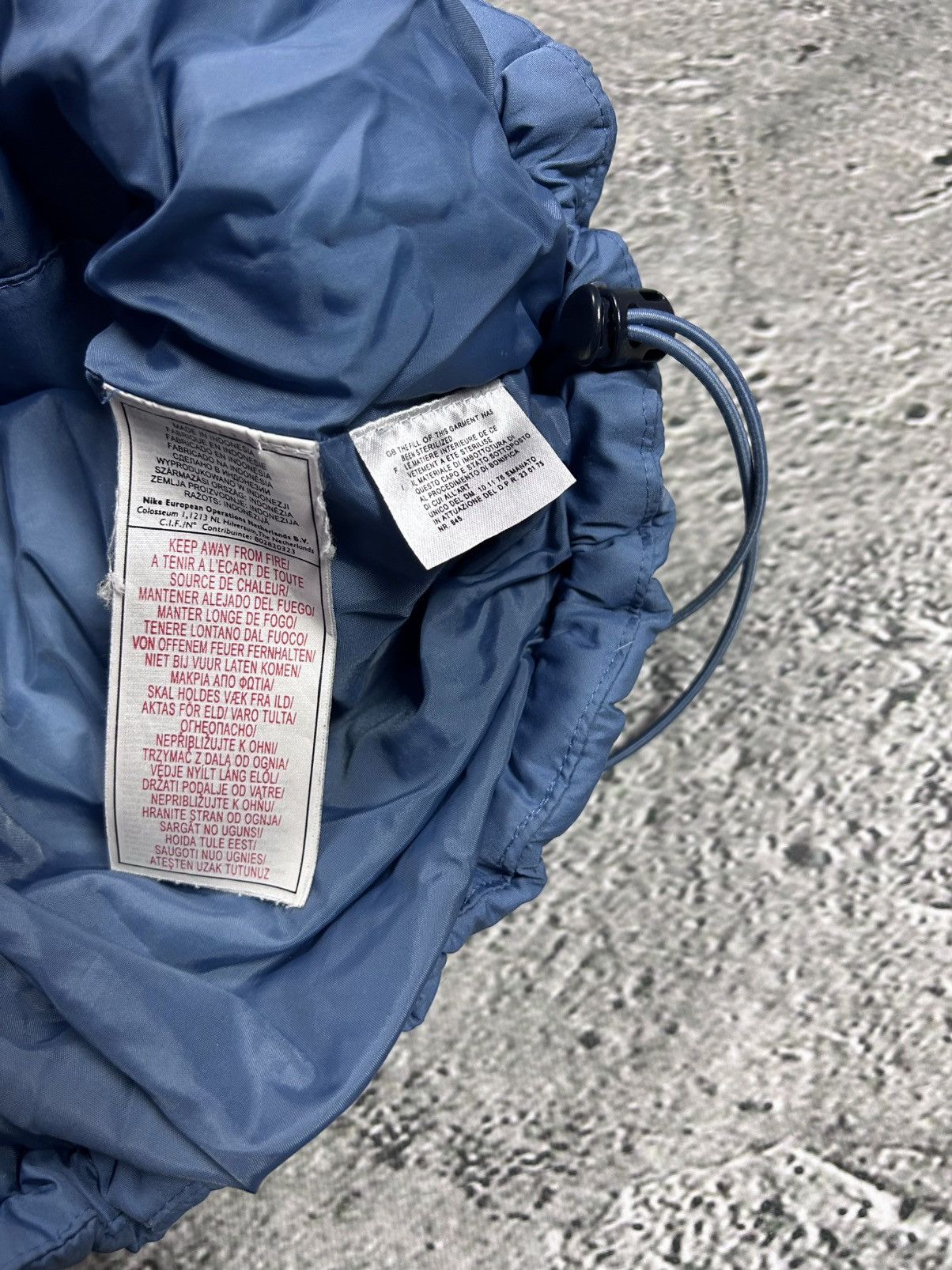 Nike × Vintage Nike vintage blue puffer vest small swoosh 2000s Size US M / EU 48-50 / 2 - 5 Thumbnail