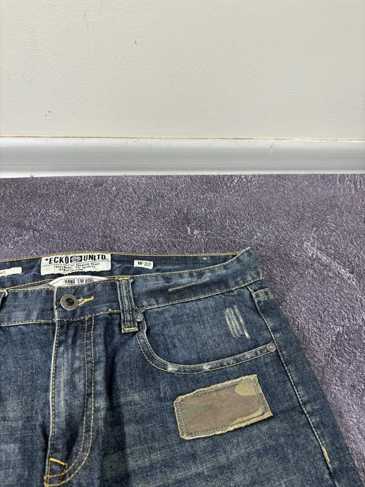 Ecko Unltd. Vintage Ecko Unltd Y2K Skate Hype Baggy Denim Shorts Size US 32 / EU 48 - 13 Thumbnail