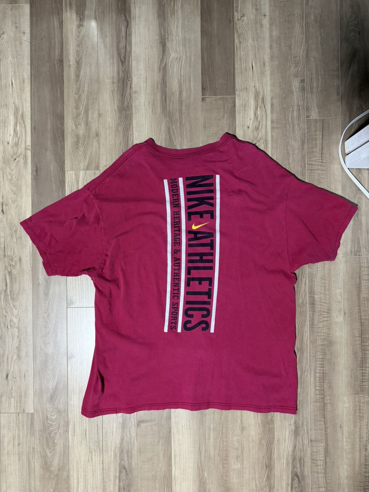 Nike Vintage Nike Shirt 90s Big Graphic Size US XL / EU 56 / 4 - 3 Thumbnail