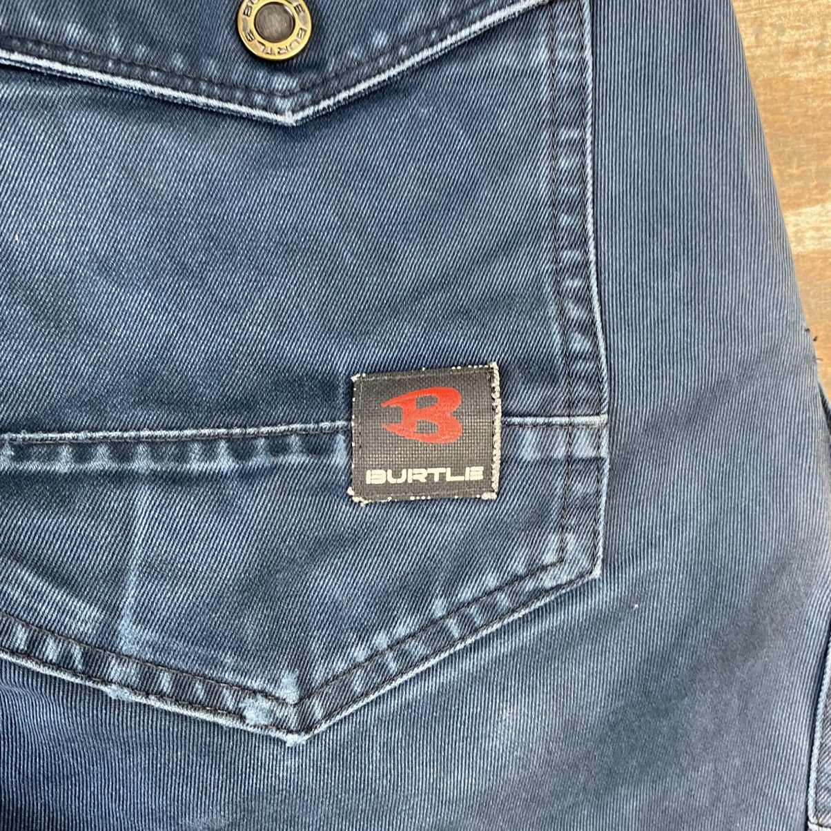 Japanese Brand DL Burtle Dark Blue Cargo Multipocket Pants #C944 Size US 27 - 20 Thumbnail