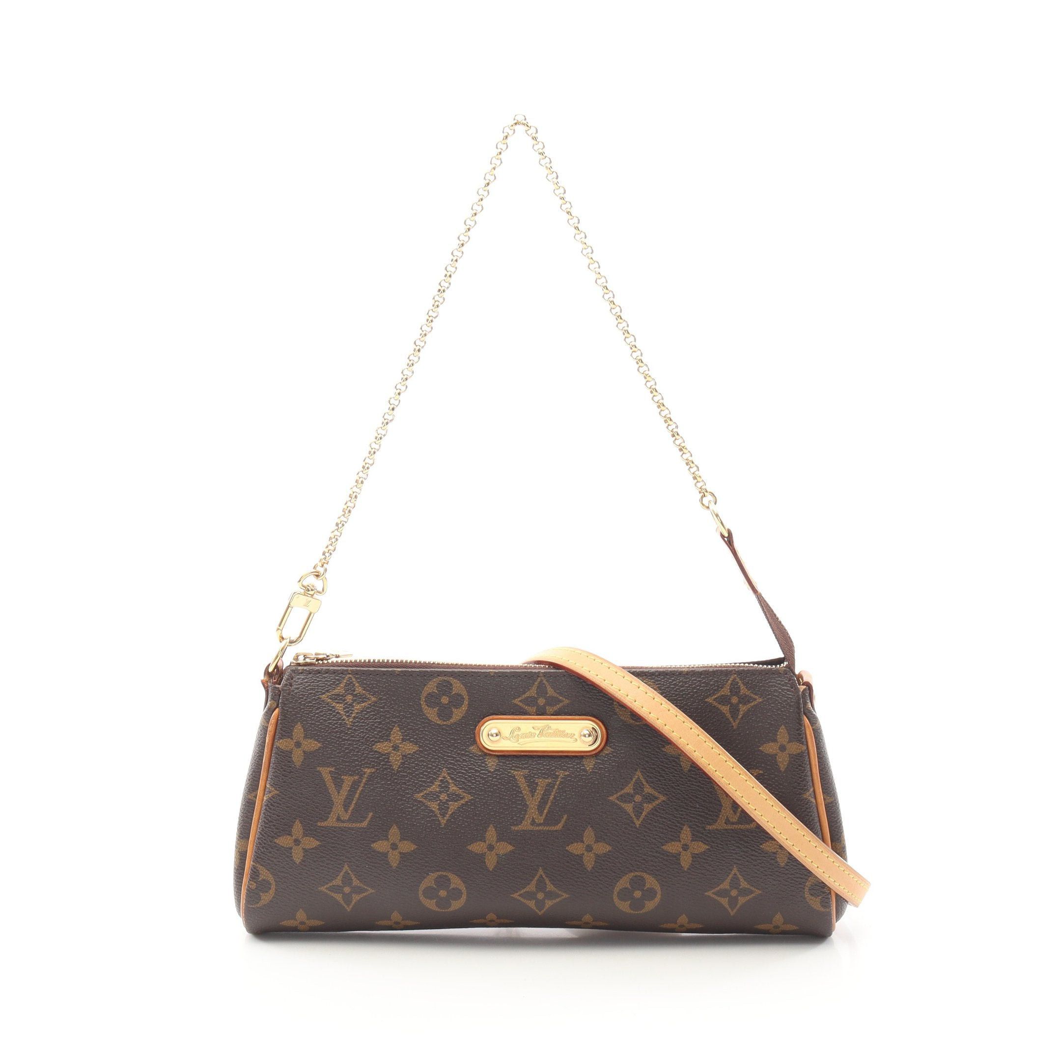 Louis Vuitton Louis Vuitton Eva Monogram Chain Shoulder Bag Leather Brown Size ONE SIZE - 1 Thumbnail