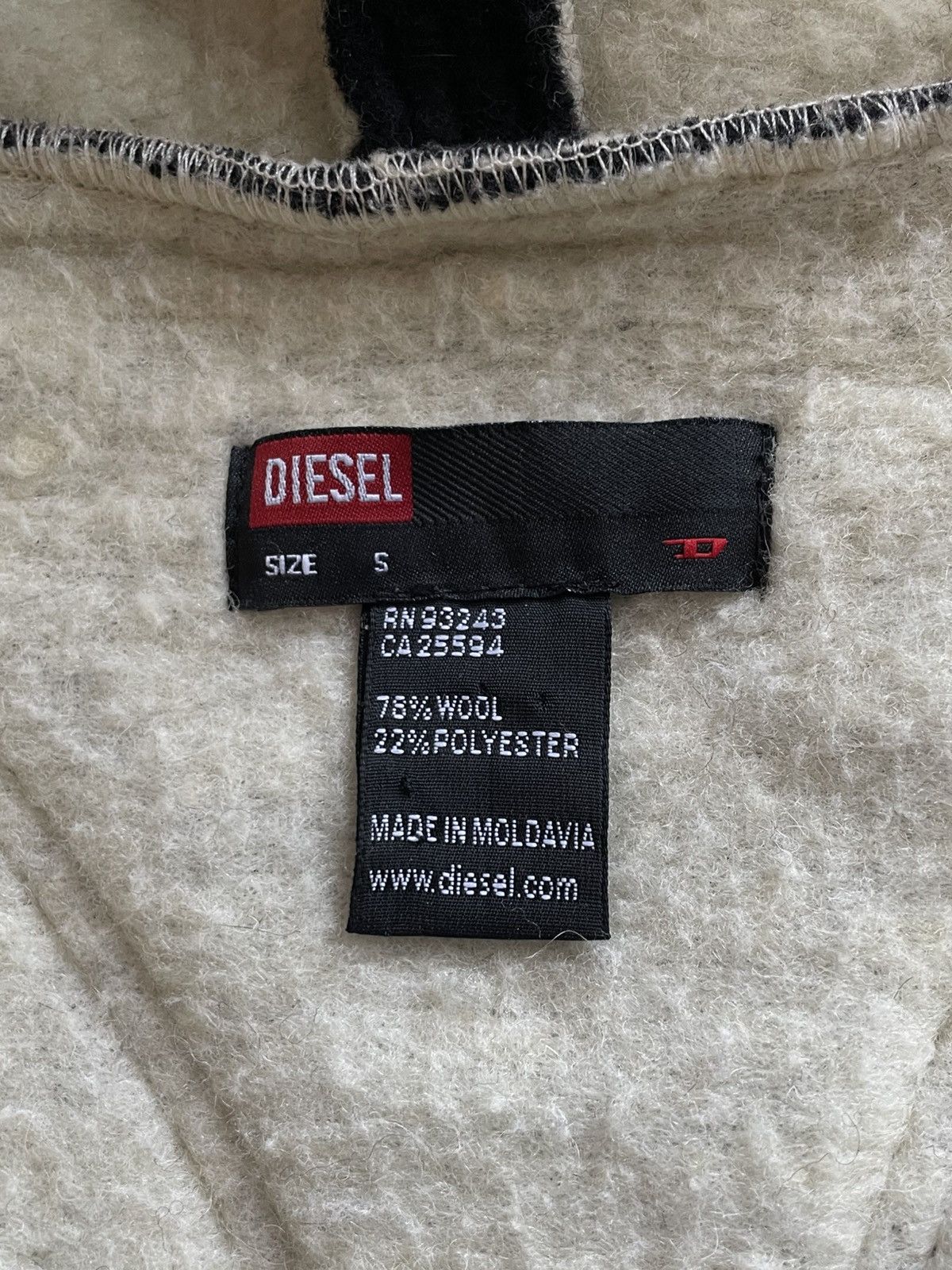 Diesel Diesel Avant Garde Vintage Wool Coat Ann Demeulemeester styl Size S / US 4 / IT 40 - 14 Thumbnail