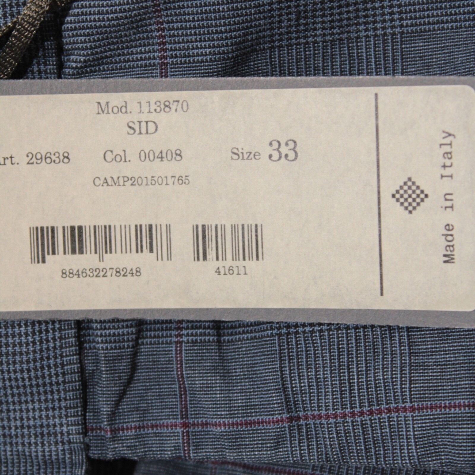 Zanella Zanella New with tags Chino Size 33 US In Blue Size US 33 - 4 Thumbnail