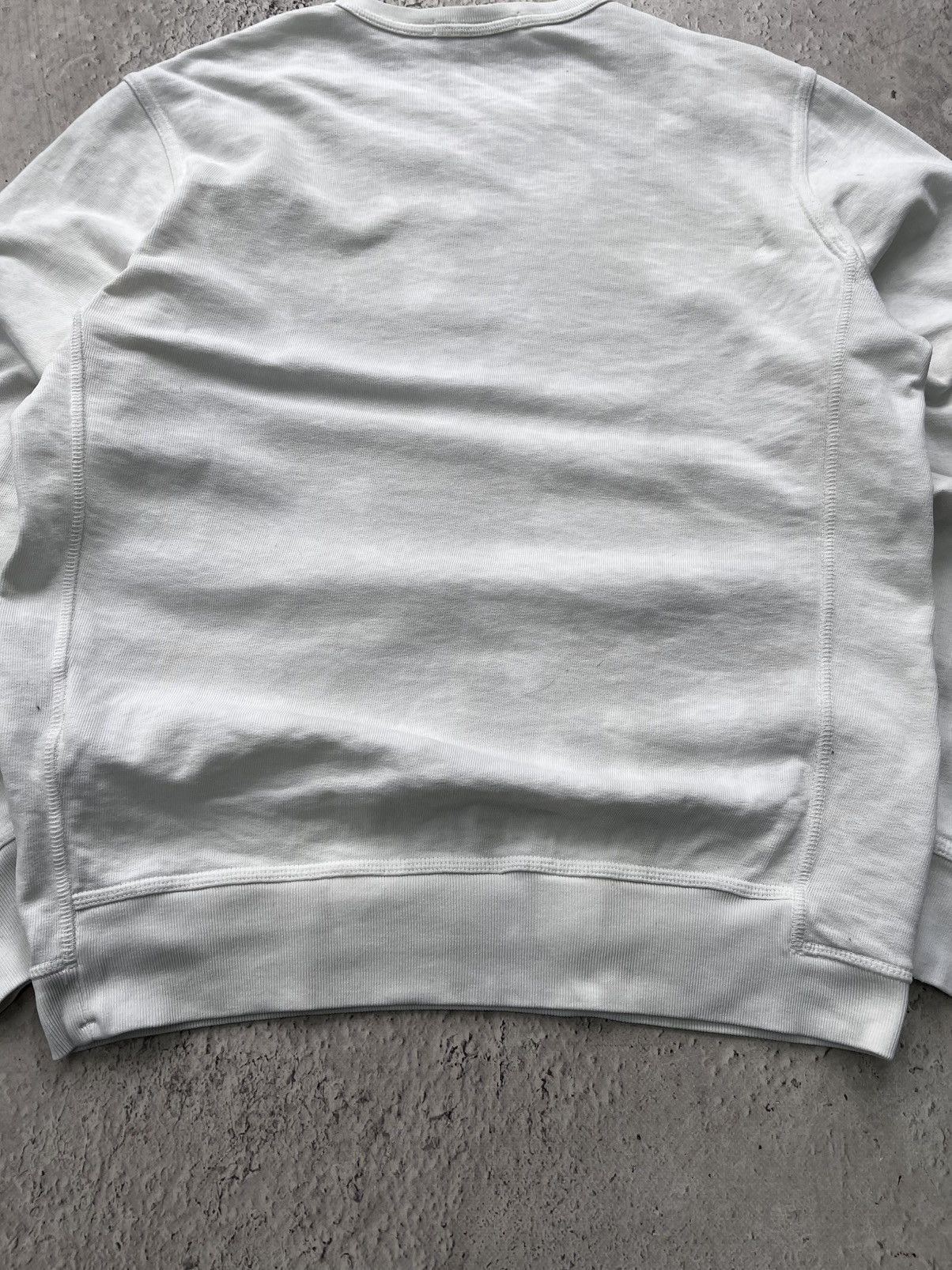 Stone Island WHITE GRADIENT WASHED STONE WHITE SWEATSHIRT STONE ISLAND Size US L / EU 52-54 / 3 - 15 Thumbnail