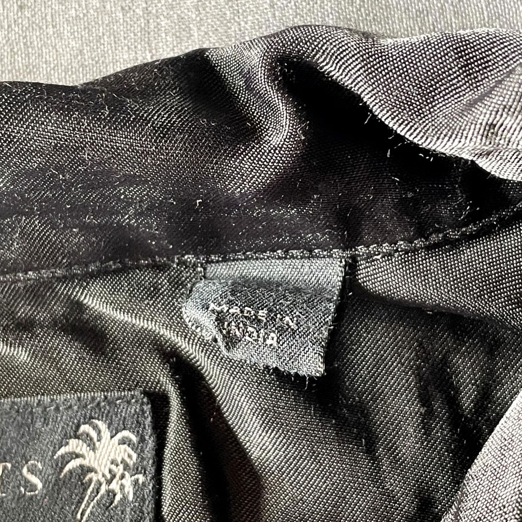 Allsaints VINTAGE AllSaints Shirt Mens Medium Black Aquila SS Relaxed Fit Eagle Embroidered Size US M / EU 48-50 / 2 - 4 Thumbnail