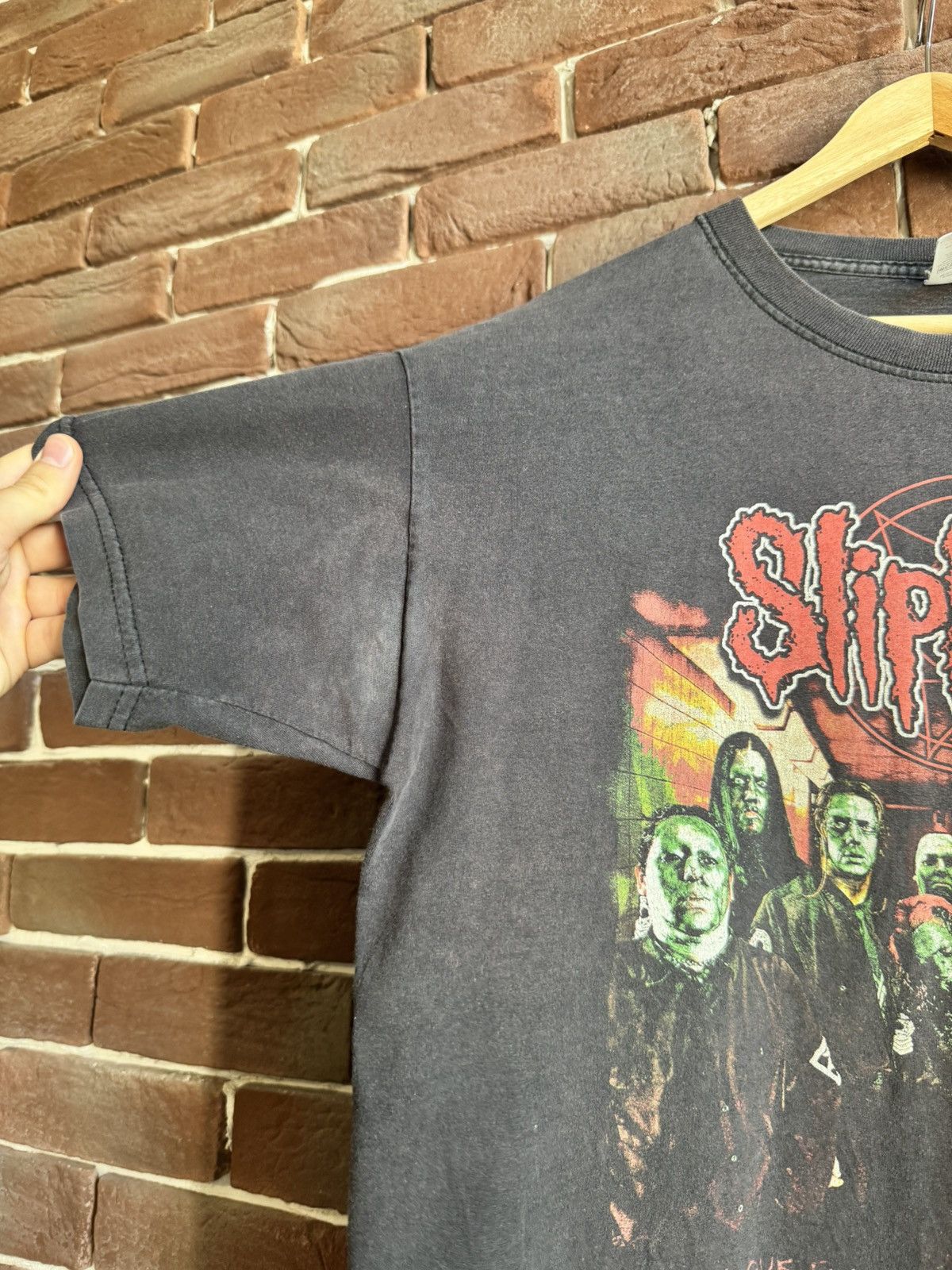 Band Tees 00s Slipknot Vintage Band Tshirt Rare Print Nu Metal Hype Size US L / EU 52-54 / 3 - 5 Thumbnail