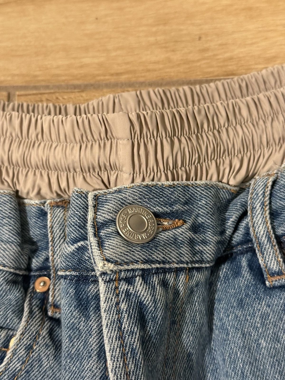 Martine Rose Martine Rose Denim Wind Breaker Pants (Medium) Size US 28 / EU 44 - 6 Thumbnail