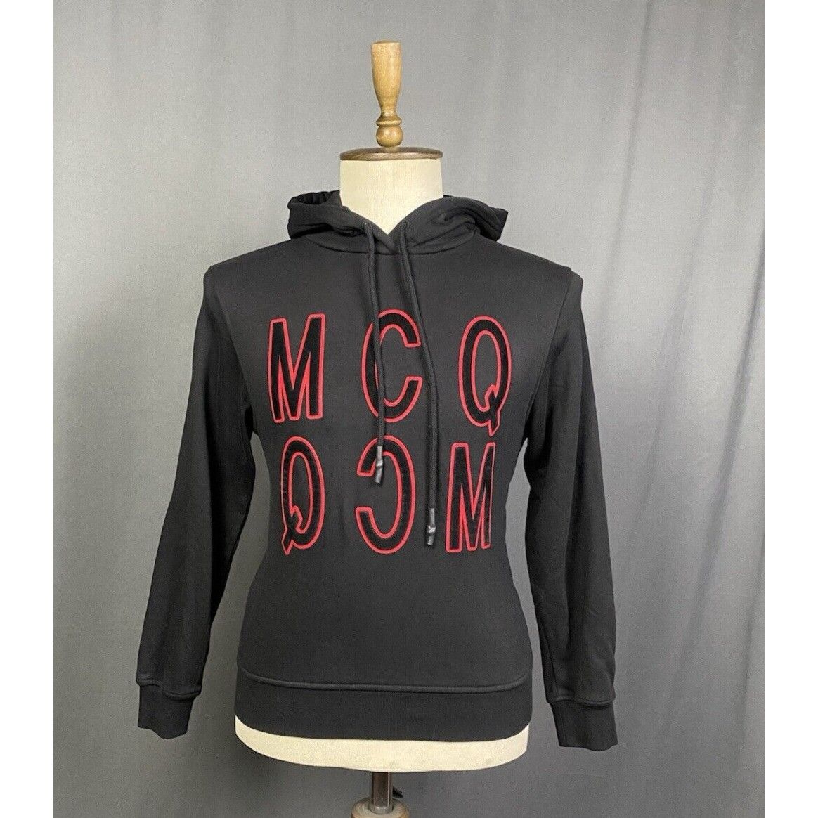 McQ Alexander McQueen Alexander McQueen McQ Big Logo Men's Black Hoodie Sweater Si Size US XS / EU 42 / 0 - 1 Thumbnail