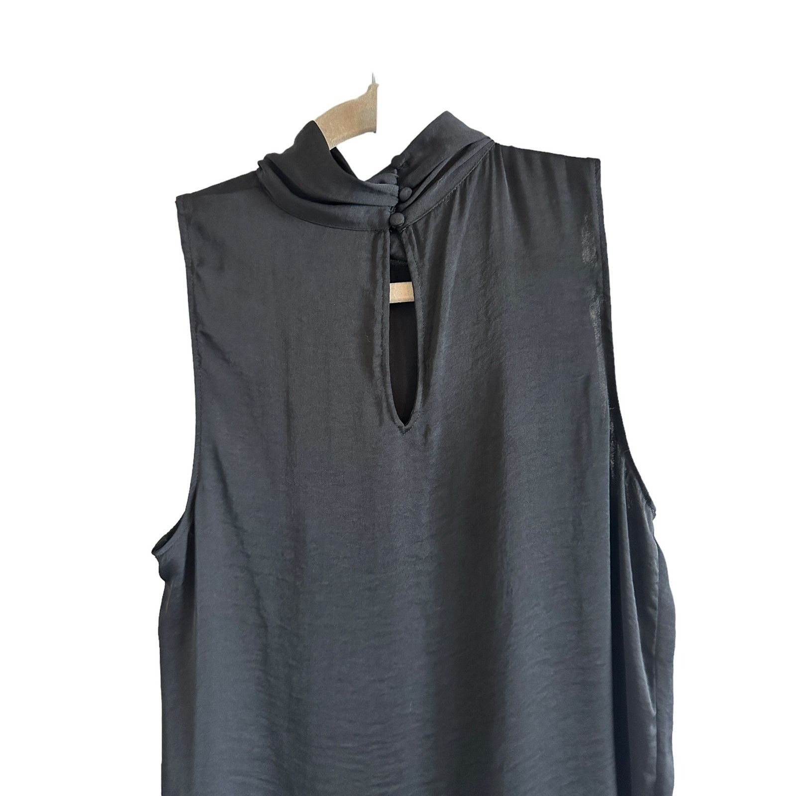 Other Naked Zebra Black Sleeveless Tie Knot High Neck Blouse - M Size M / US 6-8 / IT 42-44 - 8 Thumbnail