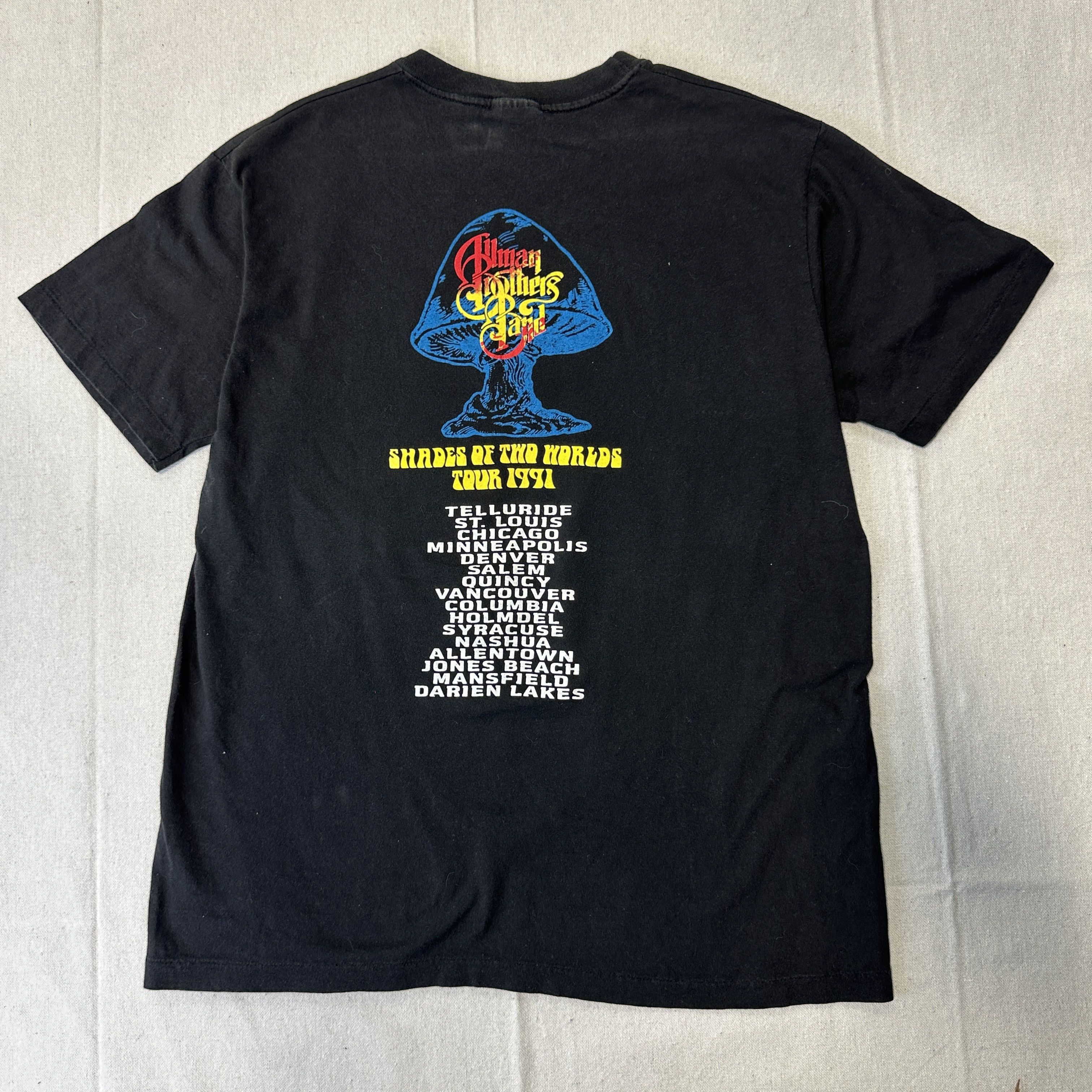 Hanes Vintage Allman Brothers Band Space Graphic T-Shirt Size L 80s Size US L / EU 52-54 / 3 - 6 Thumbnail