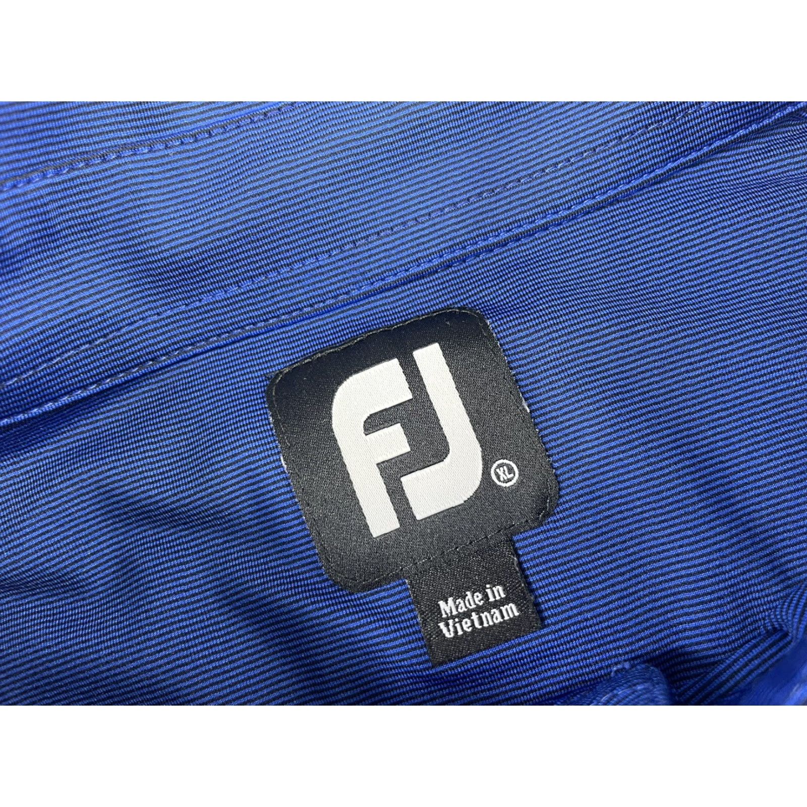 Footjoy FootJoy FJ Mens Polo Golf Shirt XL Blue Striped Short Sleeve Size US XL / EU 56 / 4 - 3 Thumbnail