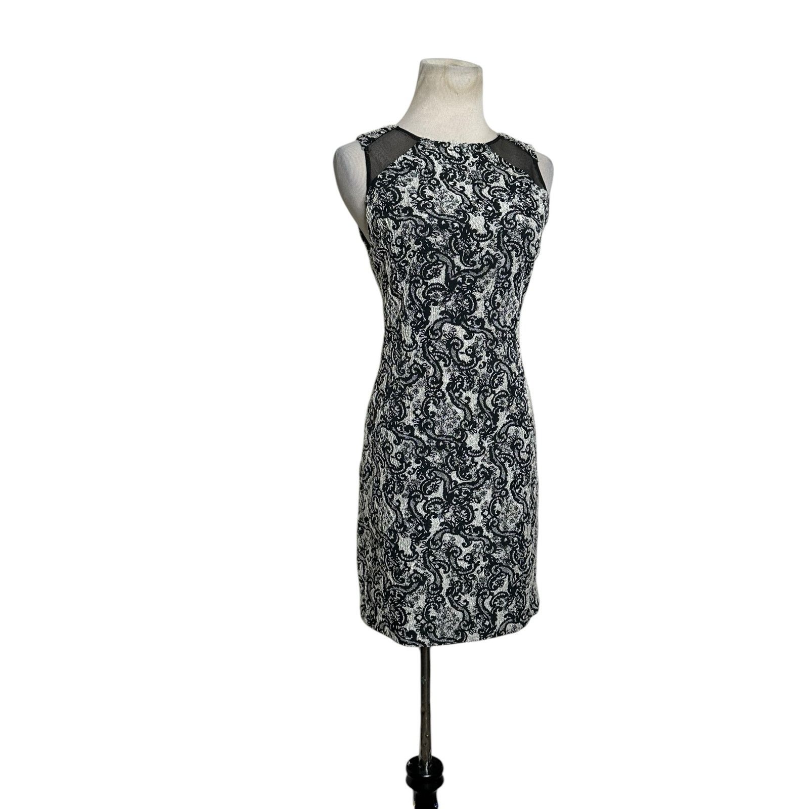 Alice + Olivia Alice + Olivia Thalia Sleeveless Brocade Mini Dress Size 2 Size XS / US 0-2 / IT 36-38 - 10 Thumbnail