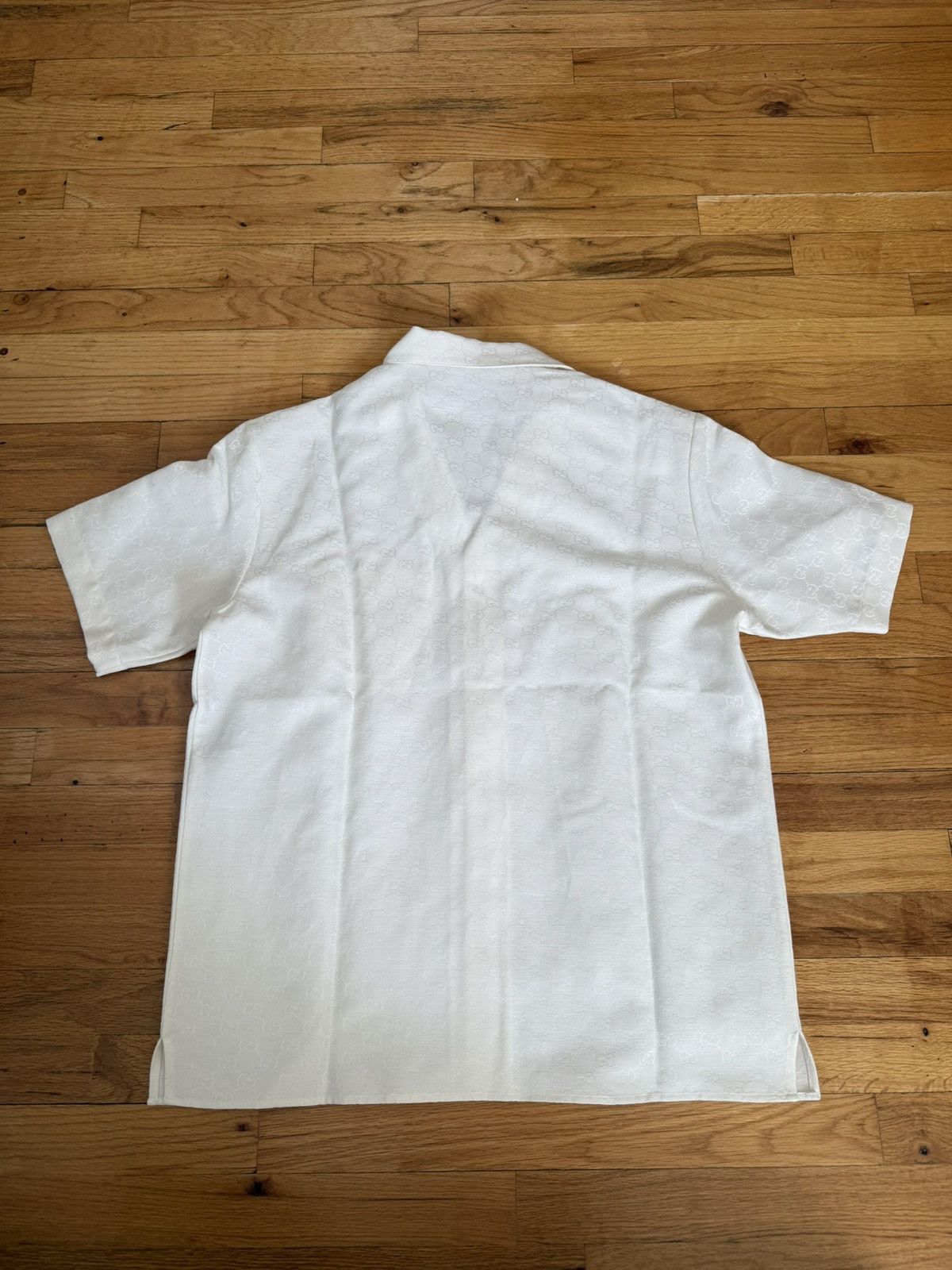Gucci Gucci Linen Blend GG Shirt Size US M / EU 48-50 / 2 - 7 Thumbnail