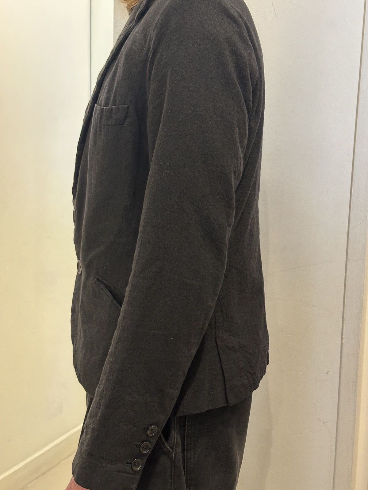 Geoffrey B. Small Gainsbourg Mid Weight Linen Jacket Size 46R - 7 Thumbnail