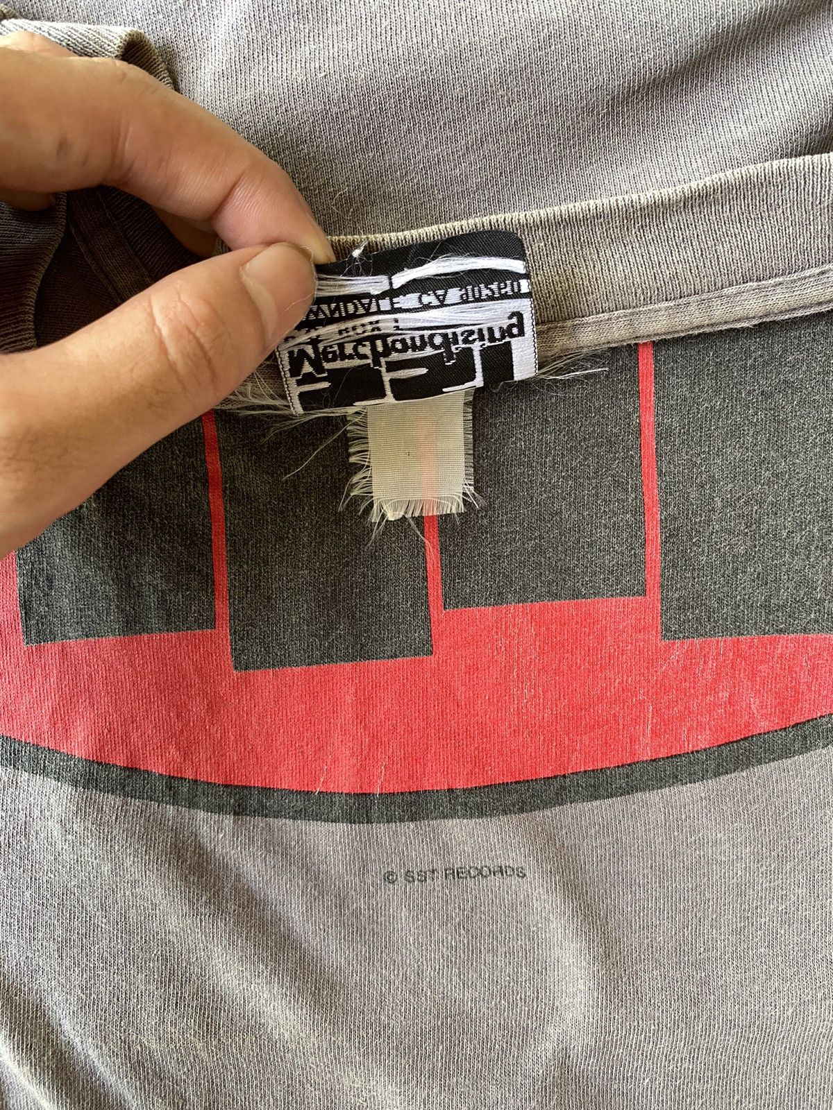 Vintage Black Flag Sst Records Tshirt
