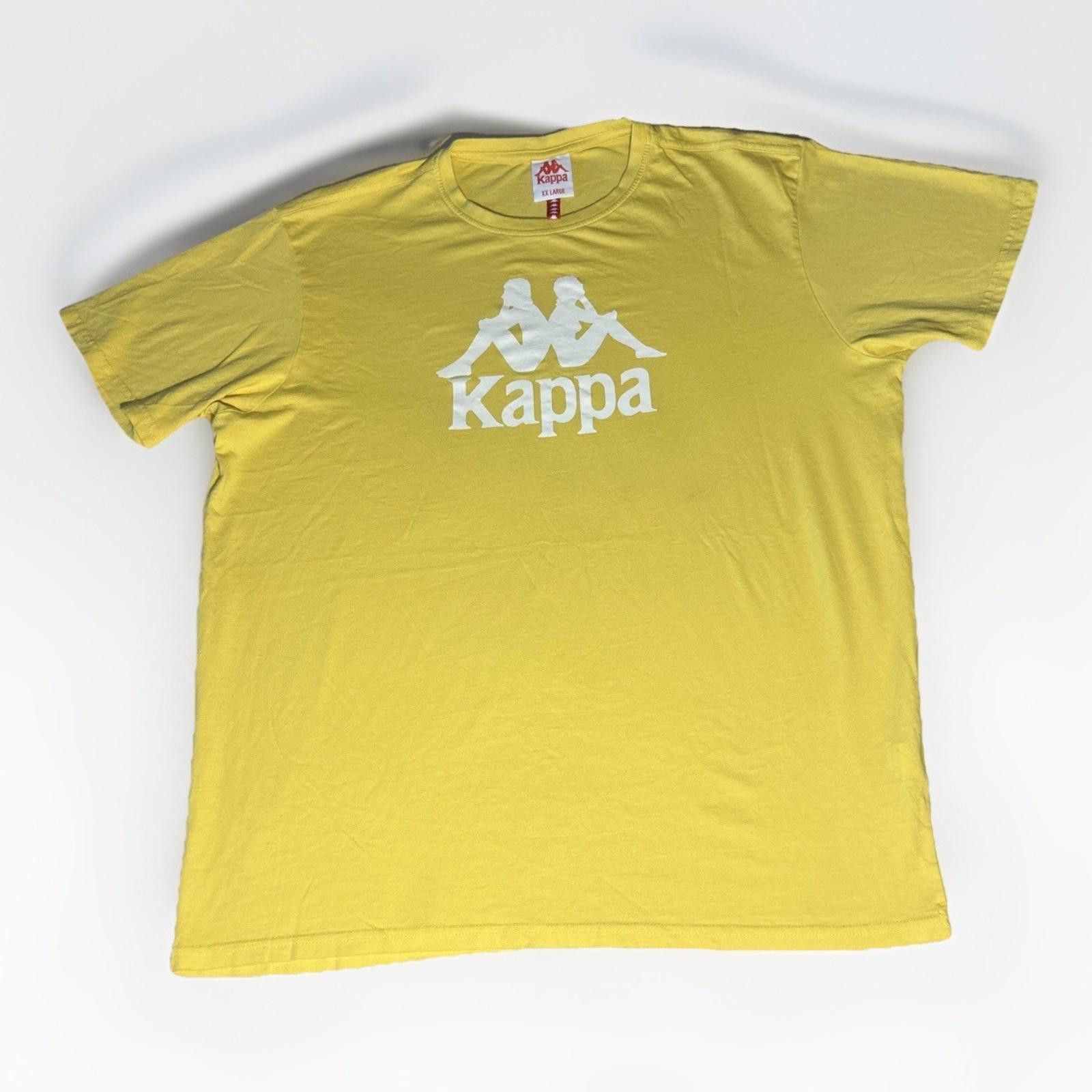 Kappa KAPPA Men's Yellow SZ 2XL T-Shirt Logo RDIF Pacsun Size US XXL / EU 58 / 5 - 1 Thumbnail