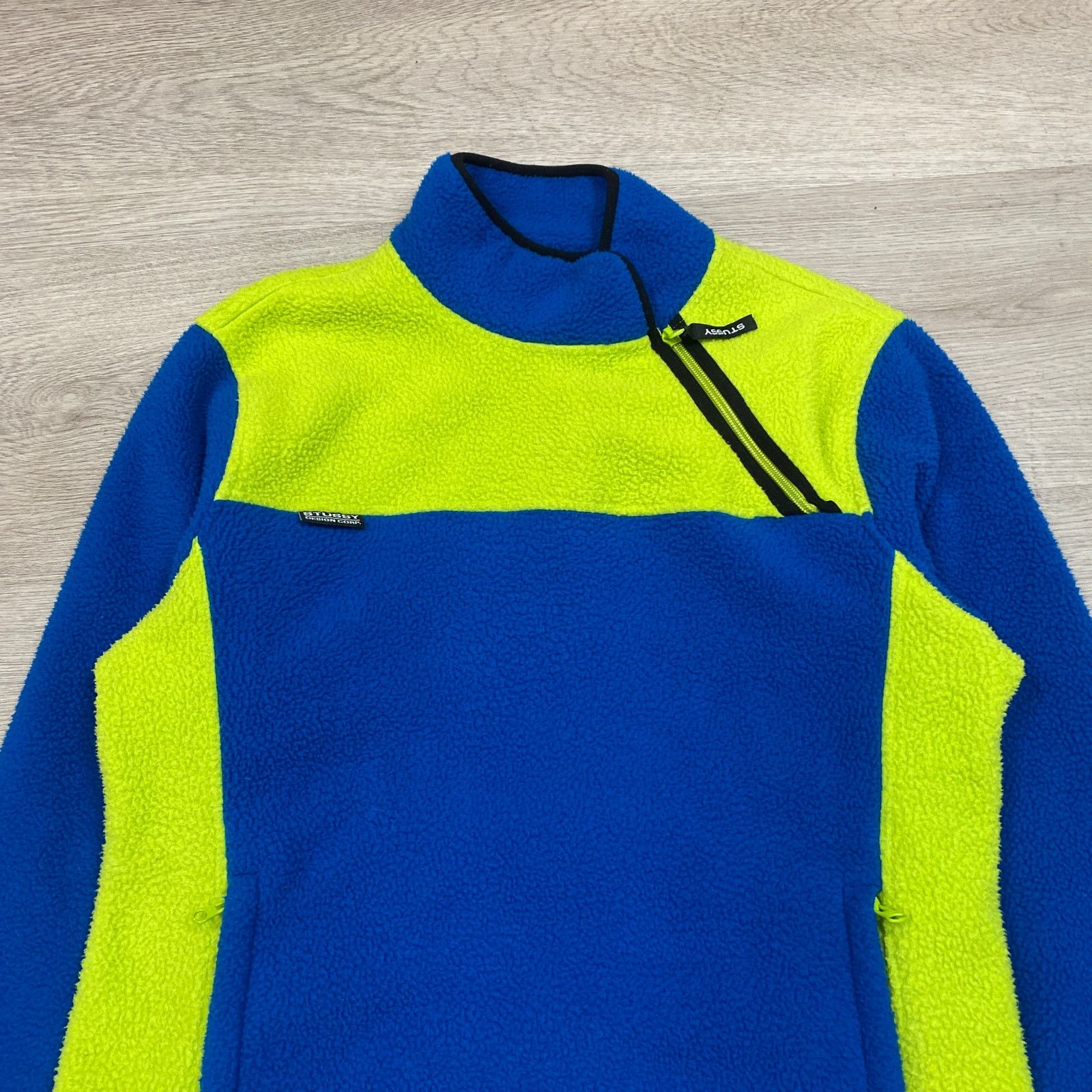 Stussy Stussy Design Corp Drift Diagonal Half Zip Sweater Small Size US S / EU 44-46 / 1 - 2 Thumbnail