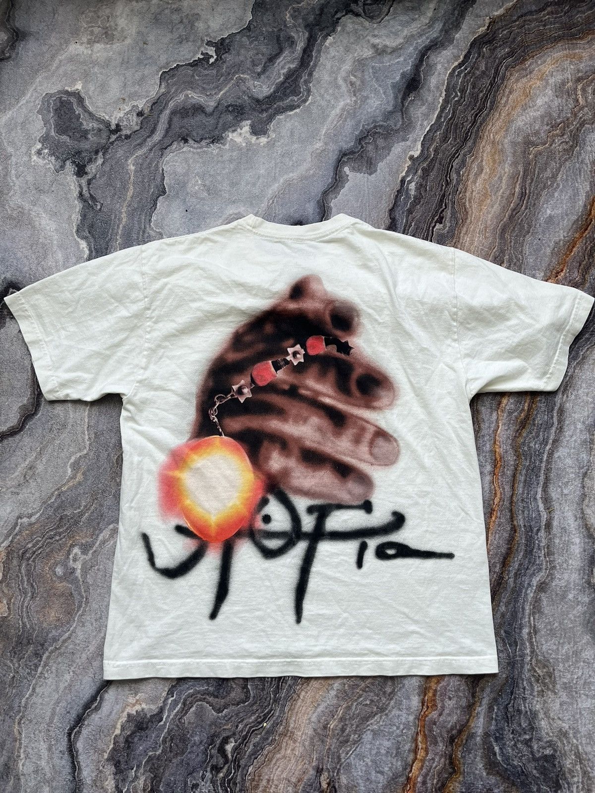 T-shirt Travis Scott Utopia Merch, Taille M, Blanc, Neuf Sans étiquette