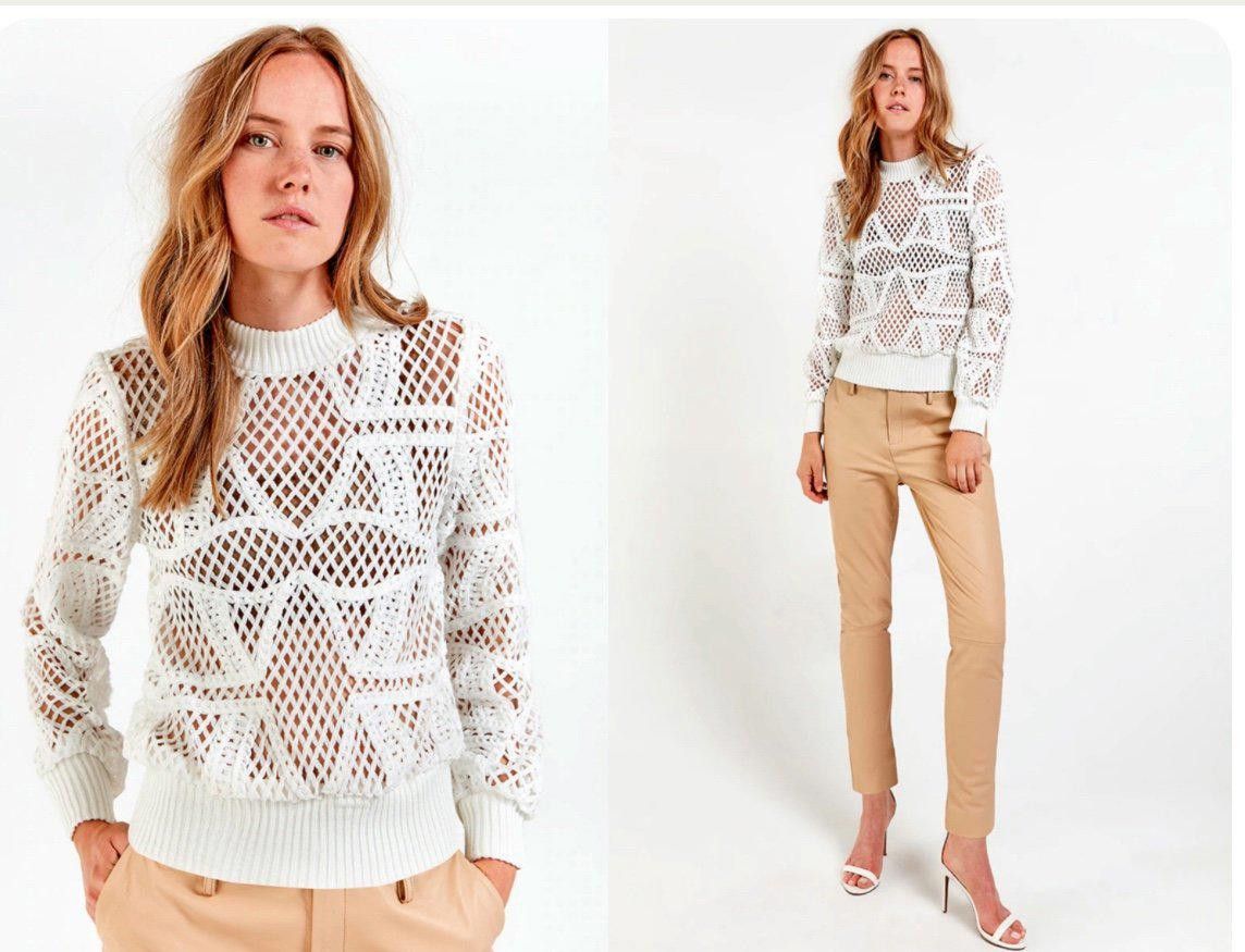 Other AS by DF Magnolia Sweater Top in White, size Medium Size M / US 6-8 / IT 42-44 - 1 Thumbnail
