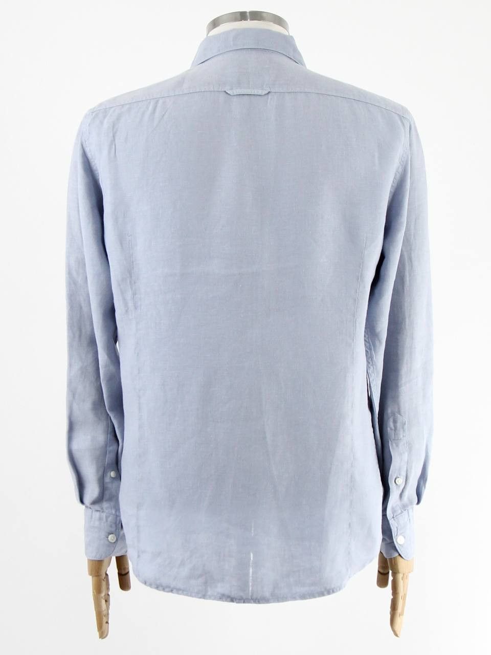 Replay REPLAY Linen blue shirt Size US M / EU 48-50 / 2 - 3 Thumbnail