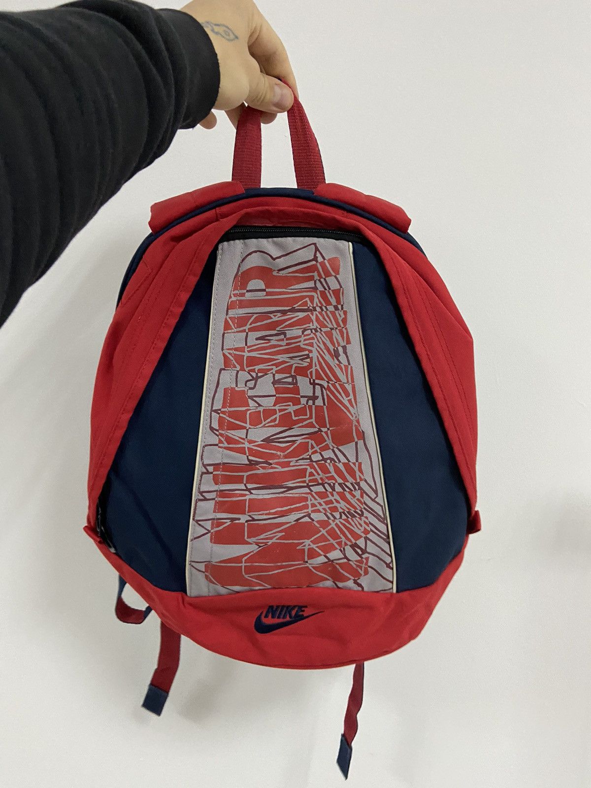 Nike × Vintage Nike Air Backpack Vintage Big Logo Size ONE SIZE - 3 Thumbnail