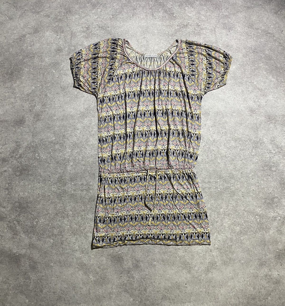 Tsumori Cisato Vintage Abstrack Print Runaway Style