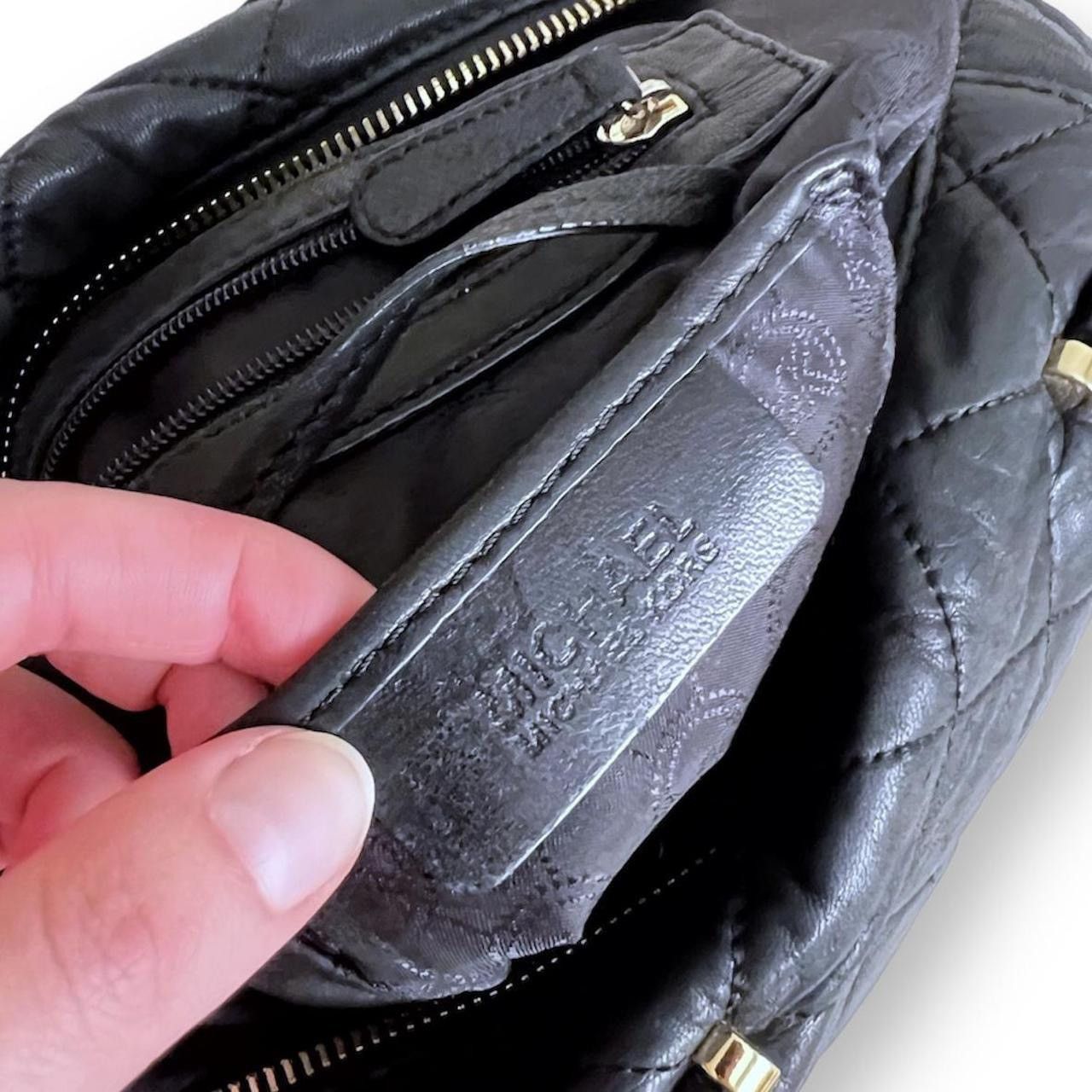 Michael Kors Michael Kors black quilted leather large Fulton bag Size ONE SIZE - 4 Thumbnail