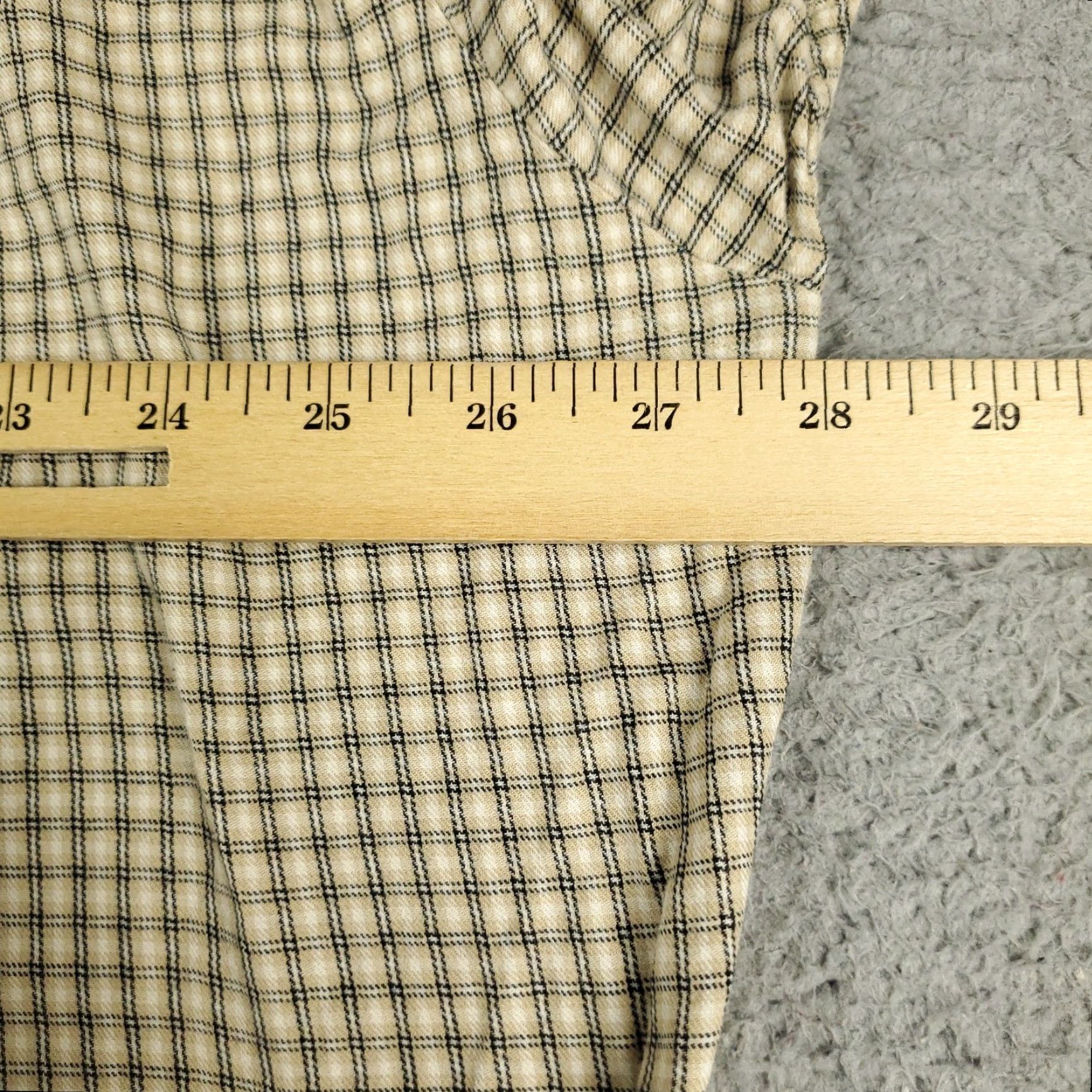 Ralph Lauren Ralph Lauren Shirt Mens Large Beige Plaid Long Sleeve Button-Up Casual Size US L / EU 52-54 / 3 - 6 Thumbnail