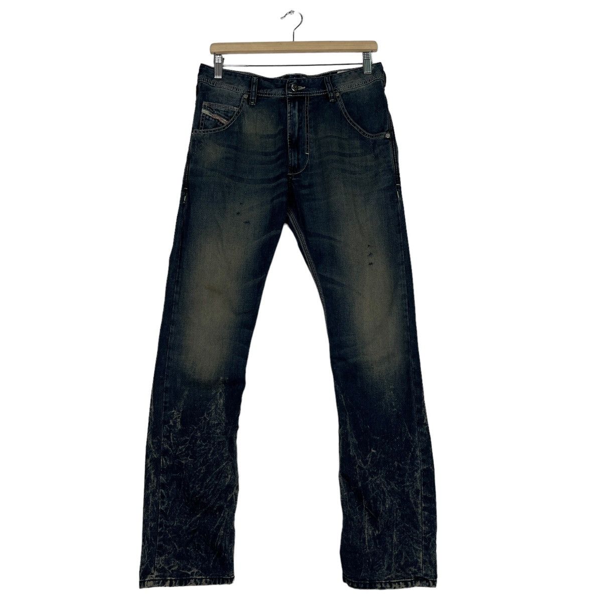 Diesel 🔥 DIESEL DYED WASH KROOLEY REGULAR SLIM CARROT Size US 30 / EU 46 - 1 Thumbnail