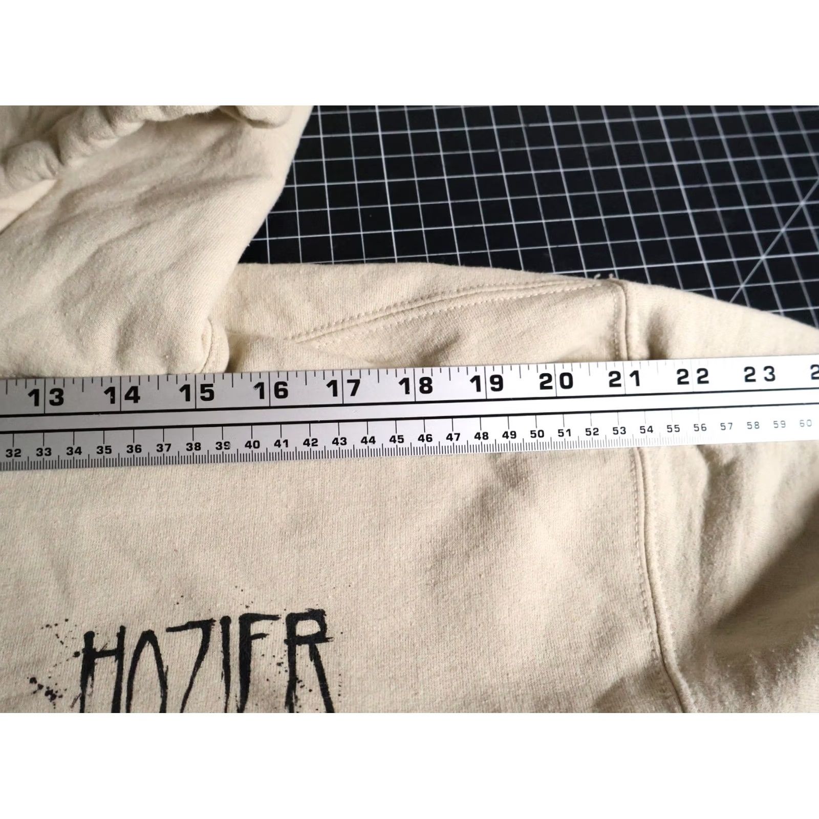 Doublet Hozier Shirt Mens M Beige Hoodie Men Drawstring Sweatshirt Double Sided Print Size US M / EU 48-50 / 2 - 7 Thumbnail