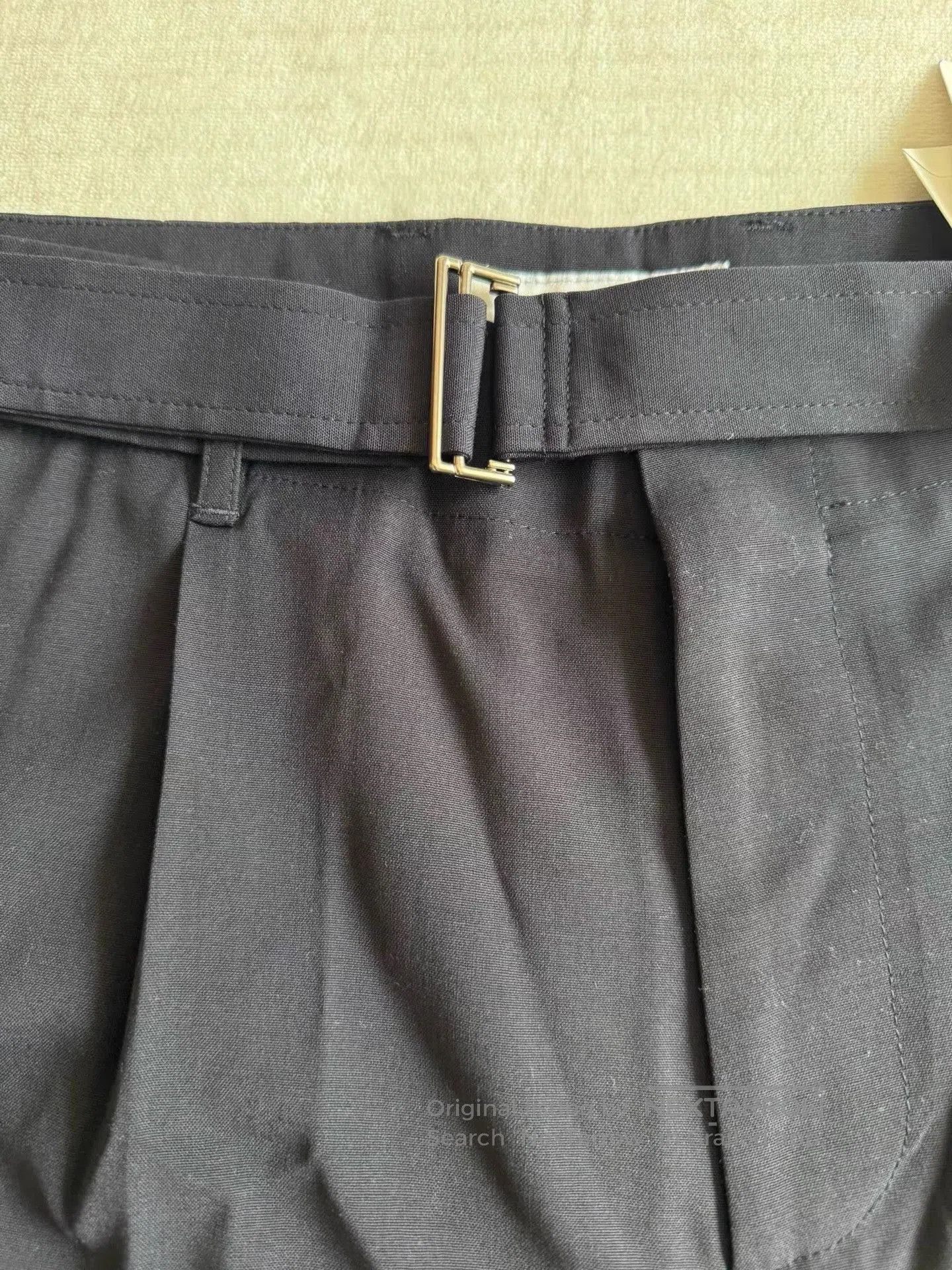 LE17SEPTEMBRE Black Tailored Straight-Leg Pants Size 34. Size US 34 / EU 50 - 5 Thumbnail