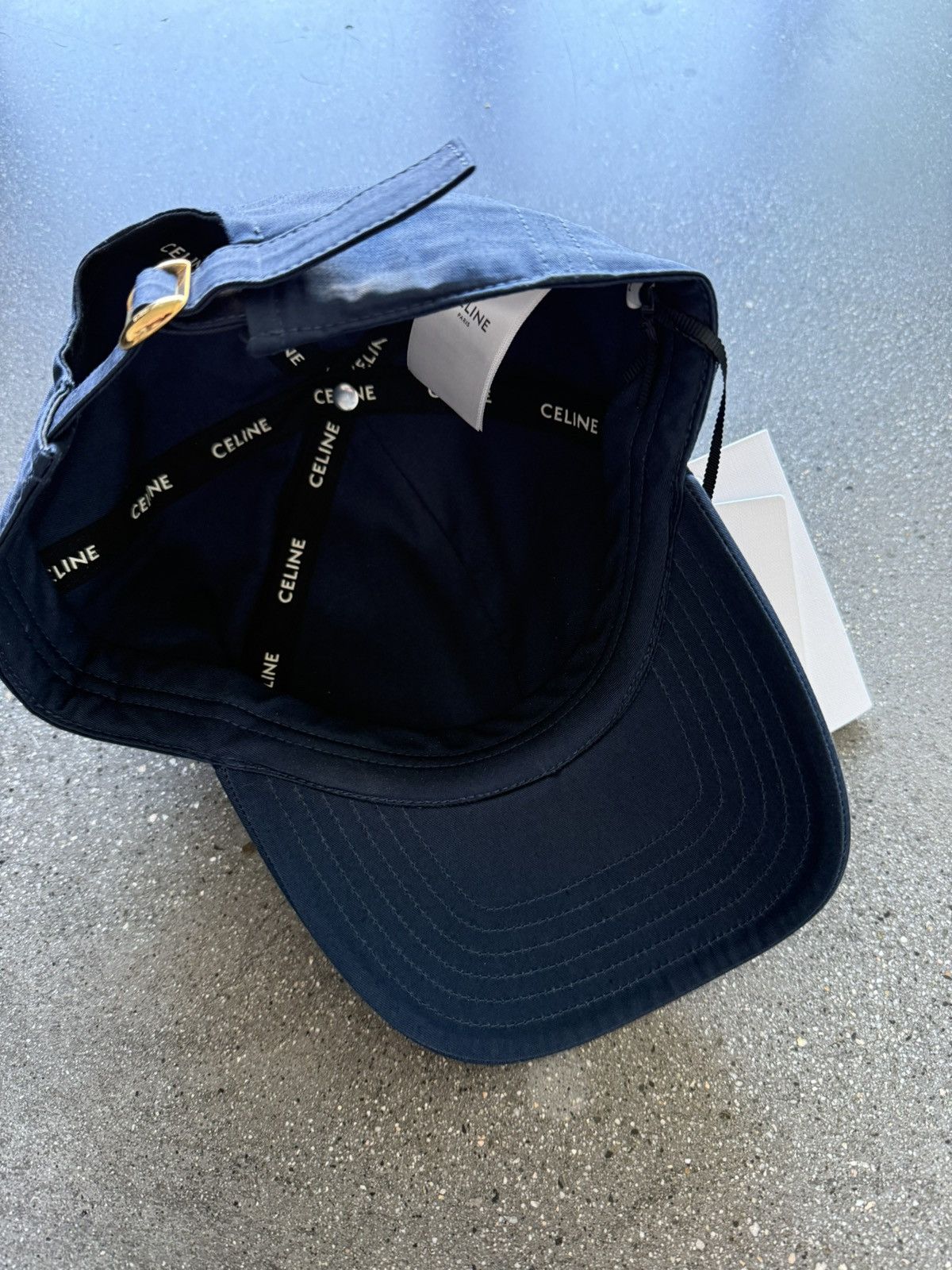 Celine CELINE LOGO NAVY CAP Size ONE SIZE - 2 Thumbnail
