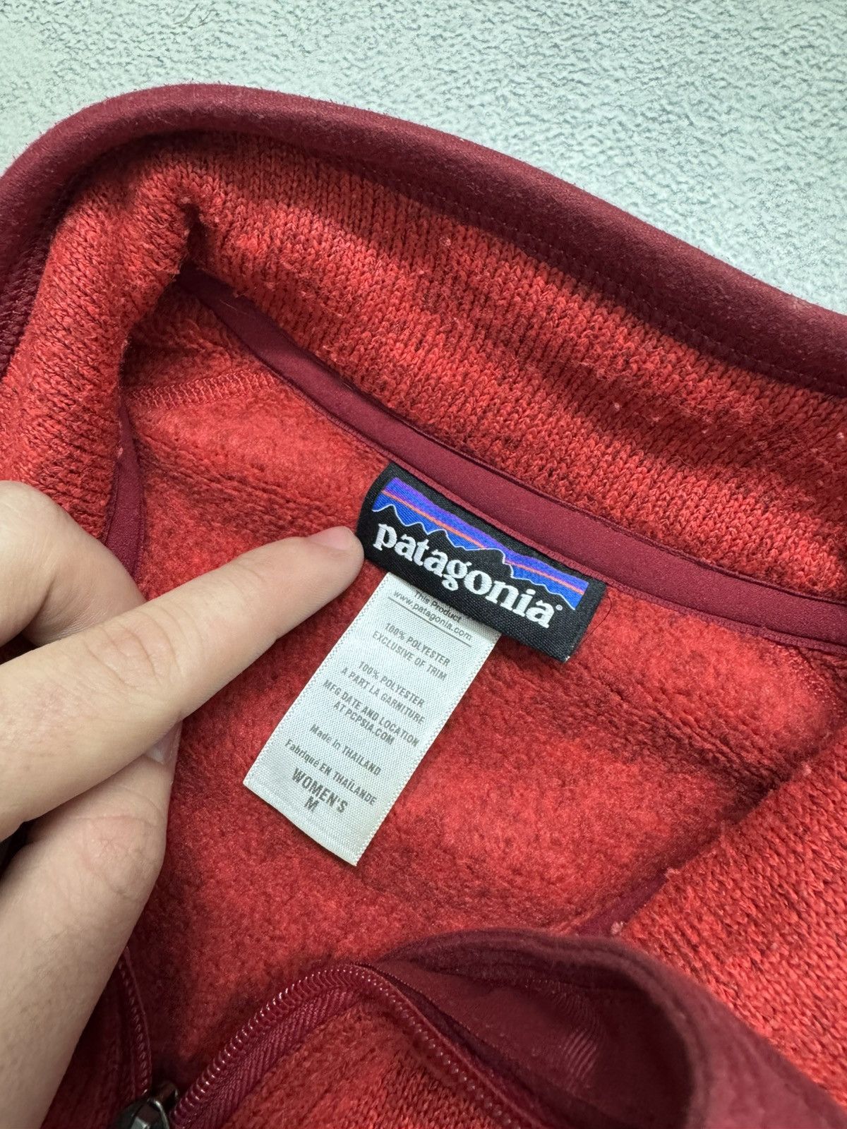 Patagonia Vintage Patagonia Fleece Zip Hoodie Size M / US 6-8 / IT 42-44 - 8 Thumbnail
