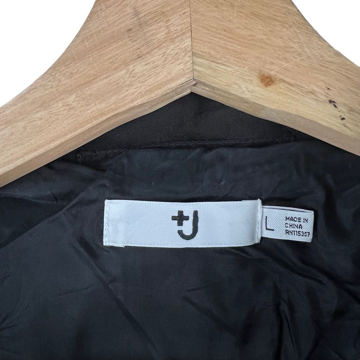 Jil Sander 🔥RICH BLACK - CHORE JACKET J+ JILL SANDER JAPAN MADE Size US L / EU 52-54 / 3 - 8 Thumbnail