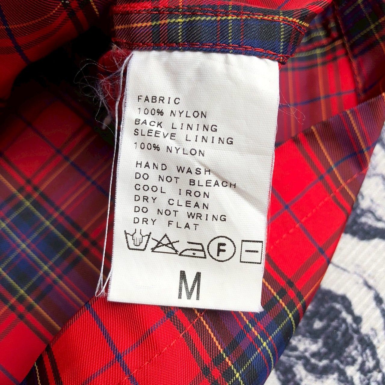 Journal Standard Vintage Y2K Journal Standard Red Tartan Nylon Coat Size US M / EU 48-50 / 2 - 11 Thumbnail