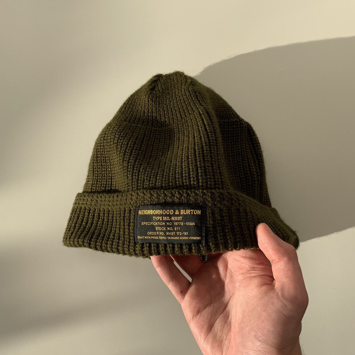 Neighborhood 2015 Neighborhood X Burton Watch Cap Wool Knitted Hat