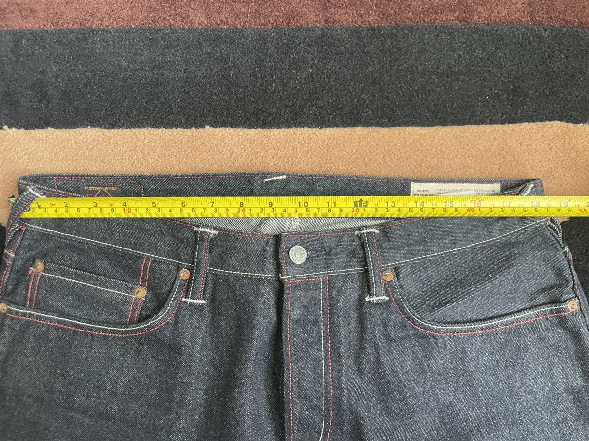 Evisu × Vintage EVISU Bodhidharma daicock style denim jeans size：36x34 Size US 36 / EU 52 - 9 Thumbnail