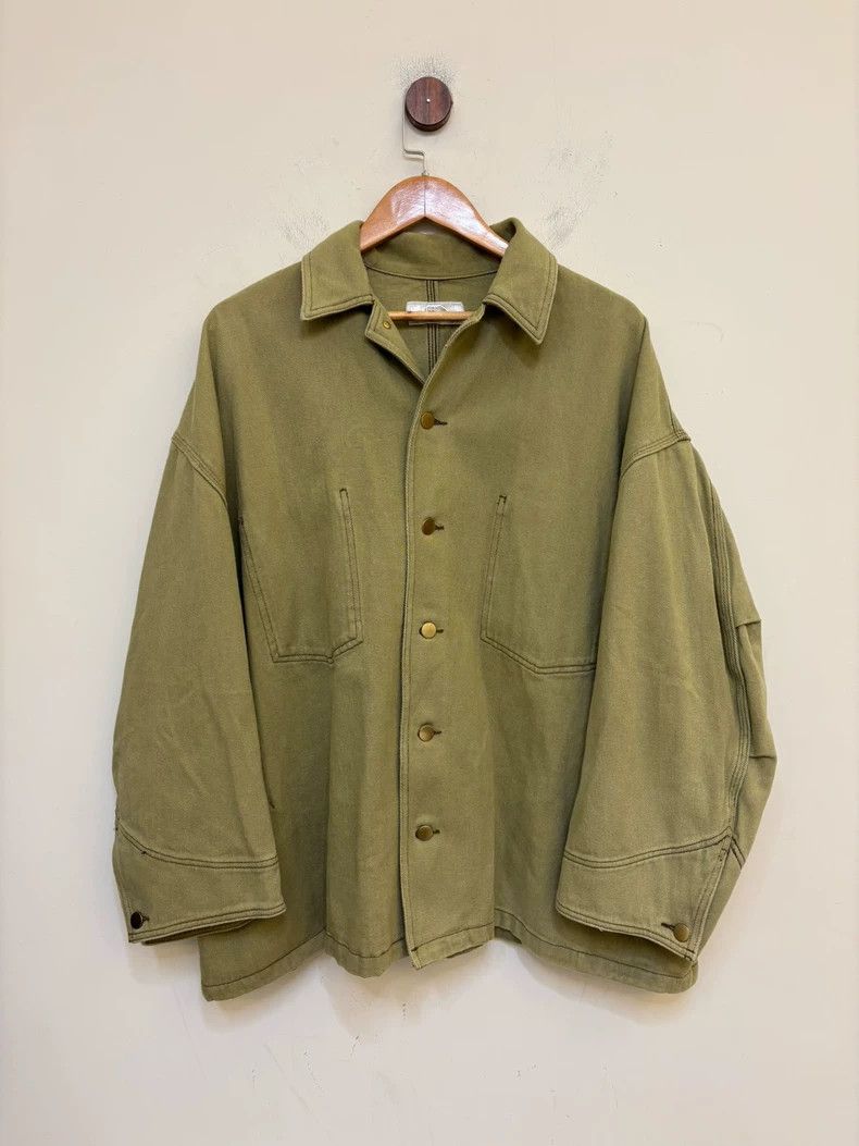 Journal Standard Oversized Olive Green Jacket Offering Unique Cut Size US M / EU 48-50 / 2 - 1 Thumbnail
