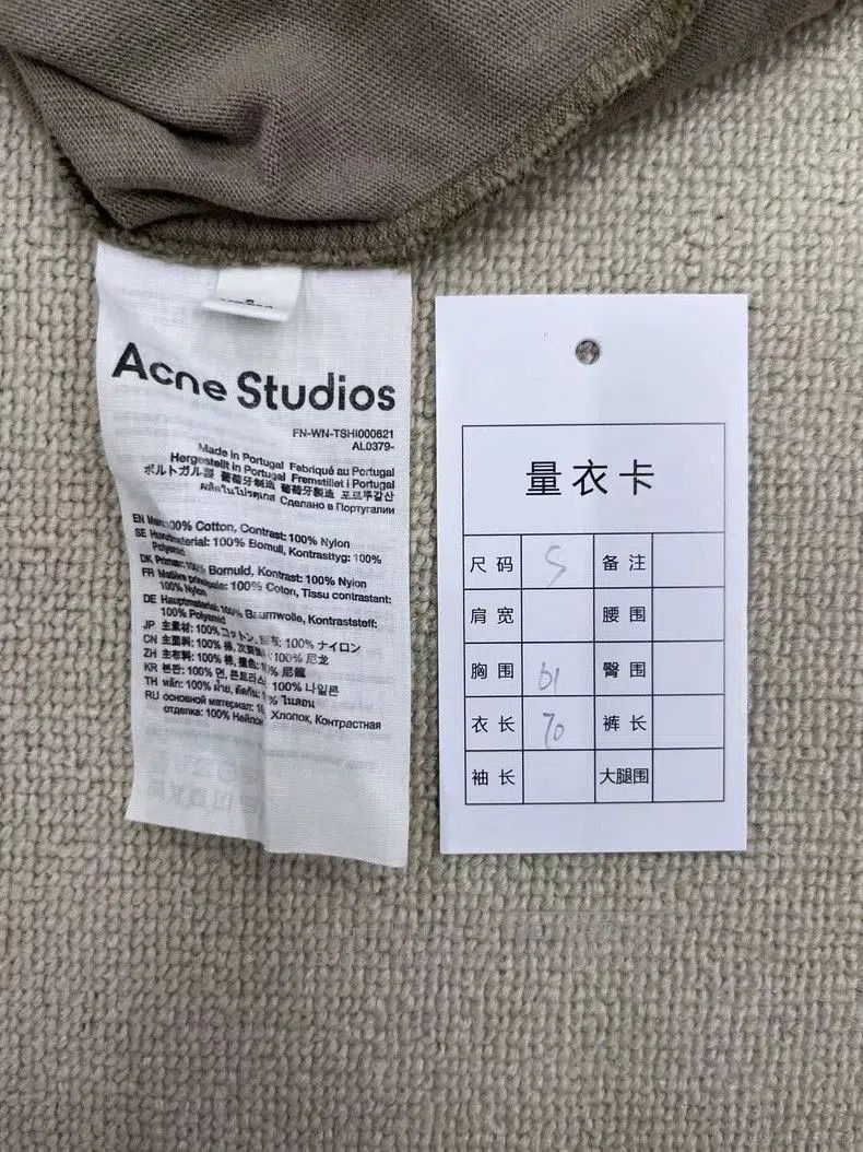 Acne Studios Acne Studios Layered Print Oversized Long Sleeve T. Size US S / EU 44-46 / 1 - 4 Thumbnail