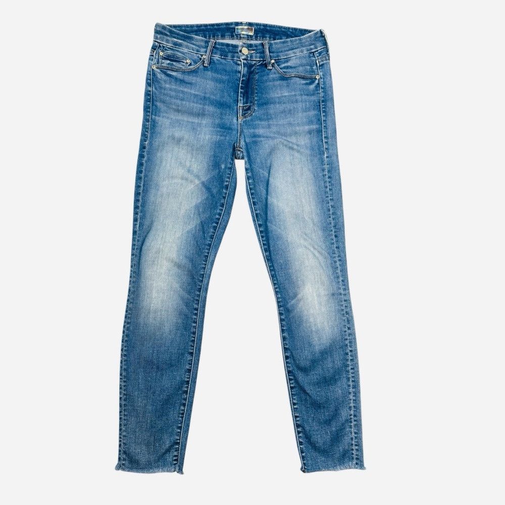 MOTHER MOTHER The Looker Ankle Fray Birds of Paradise Jeans Size 2 Size 28" / US 6 / IT 42 - 2 Thumbnail